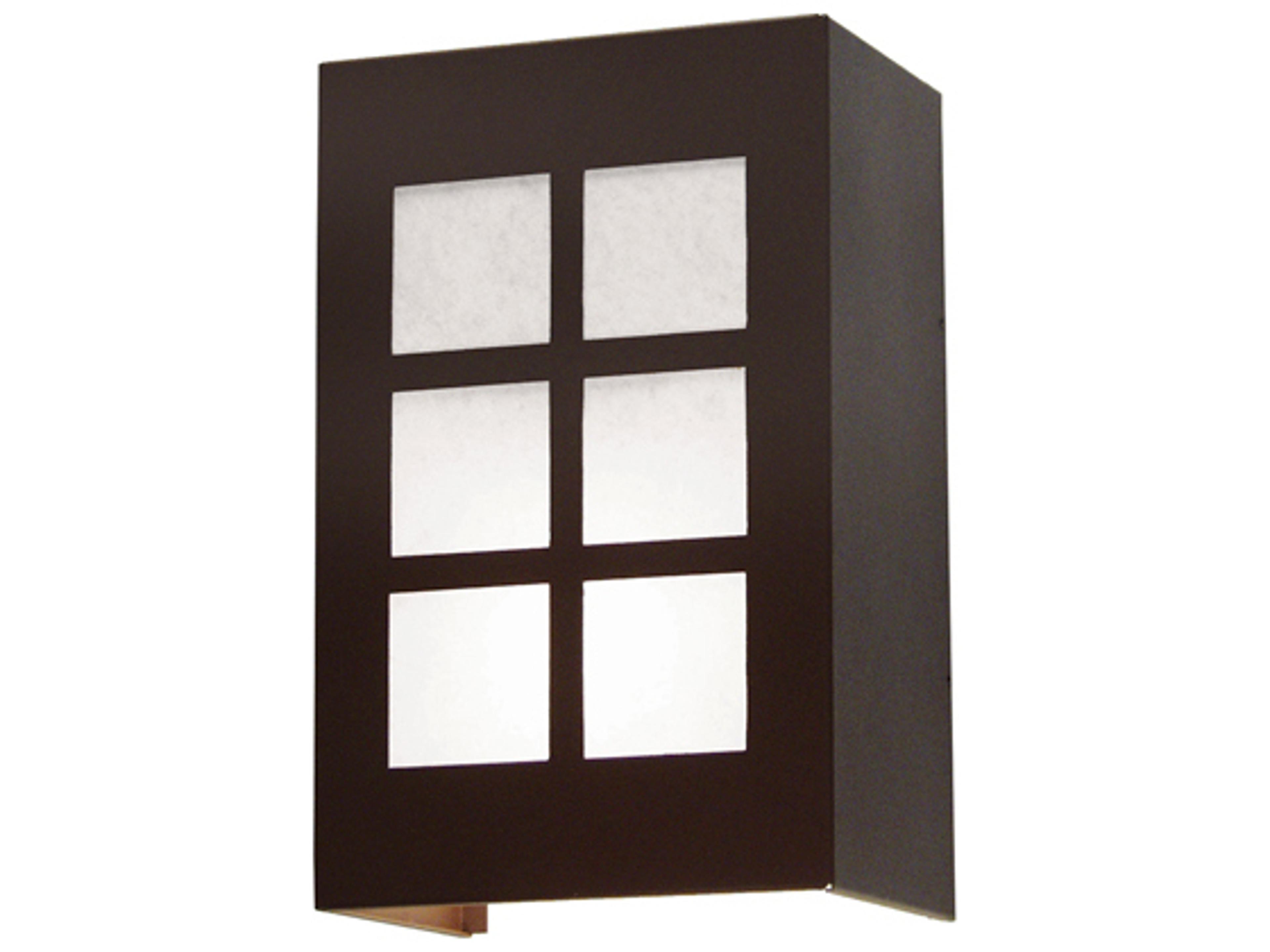 Alo 1-Light White Brown Wall Sconce