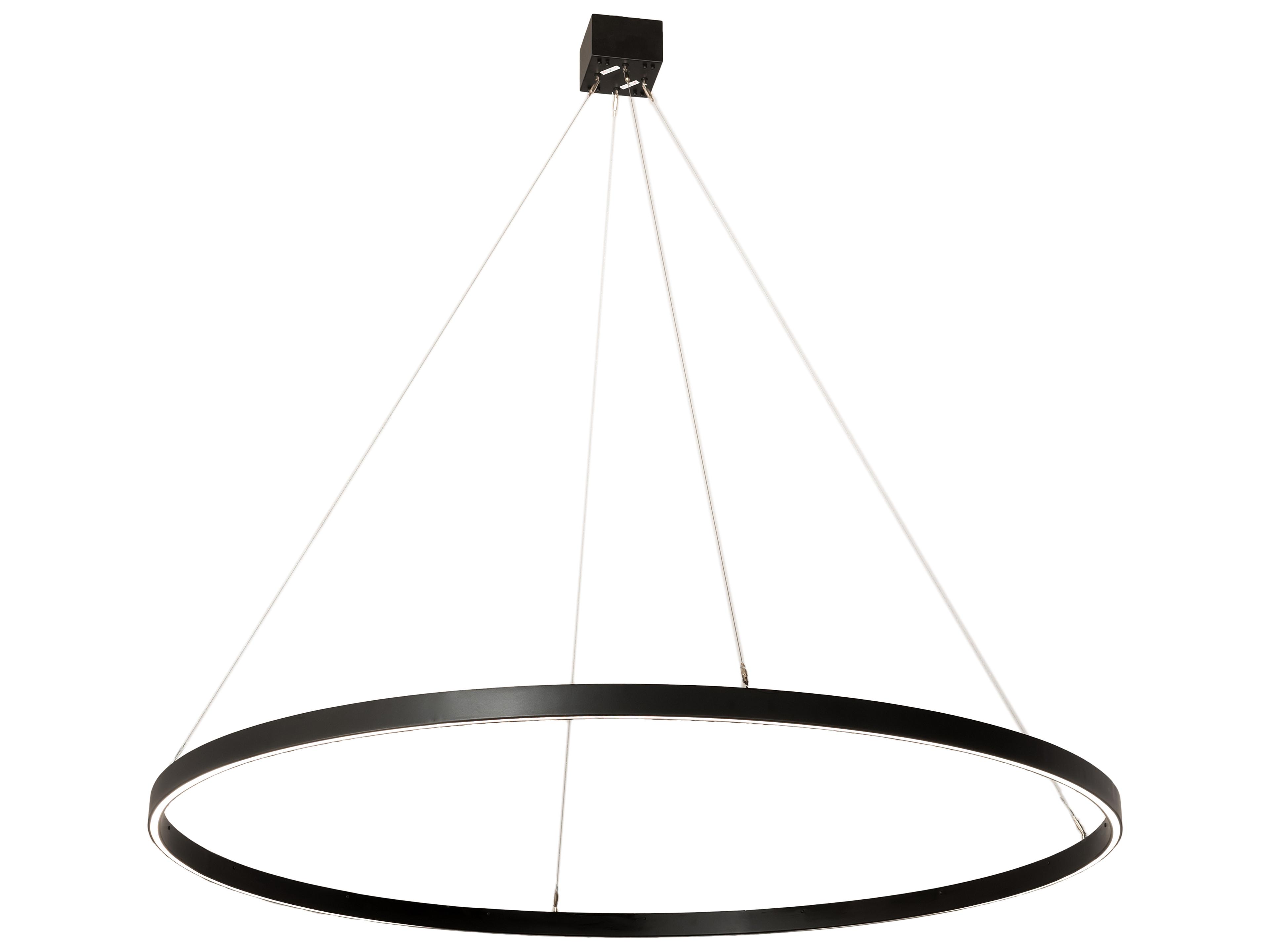 Anillo Black White LED Round Pendant