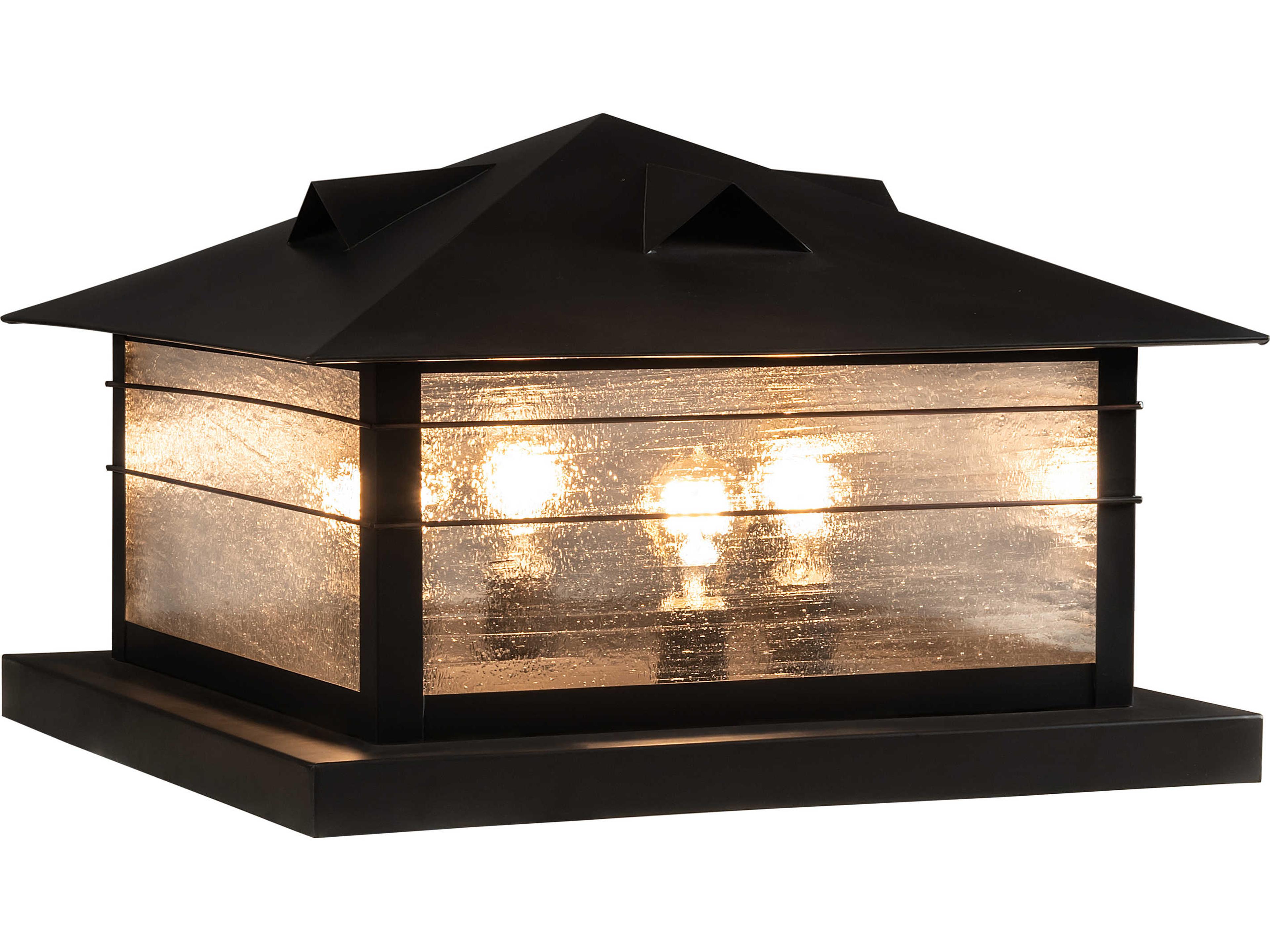 Arrowhead 4 - Light Glass Outdoor Post Light