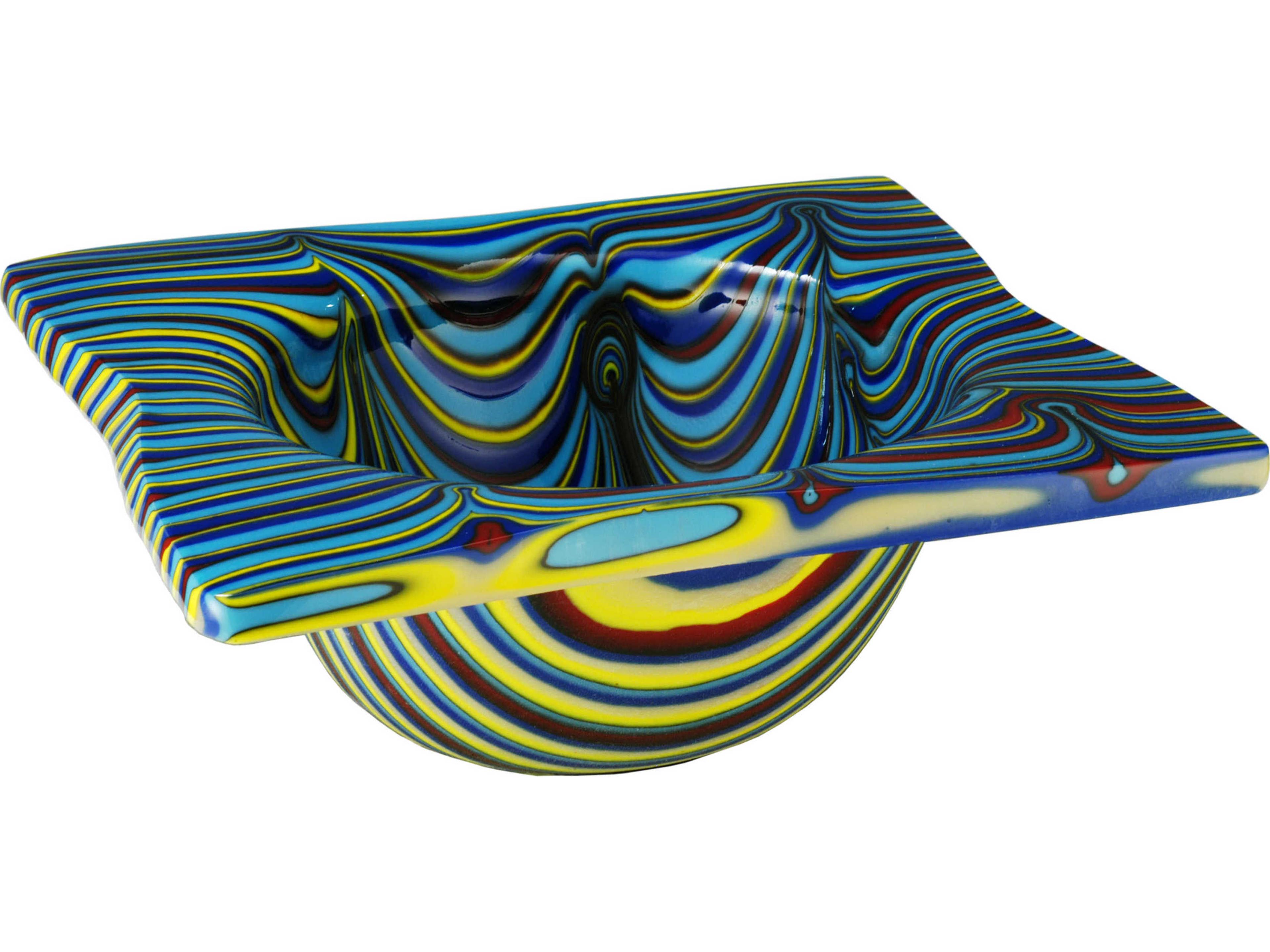 Metro Fusion Tropical Glass Bowl