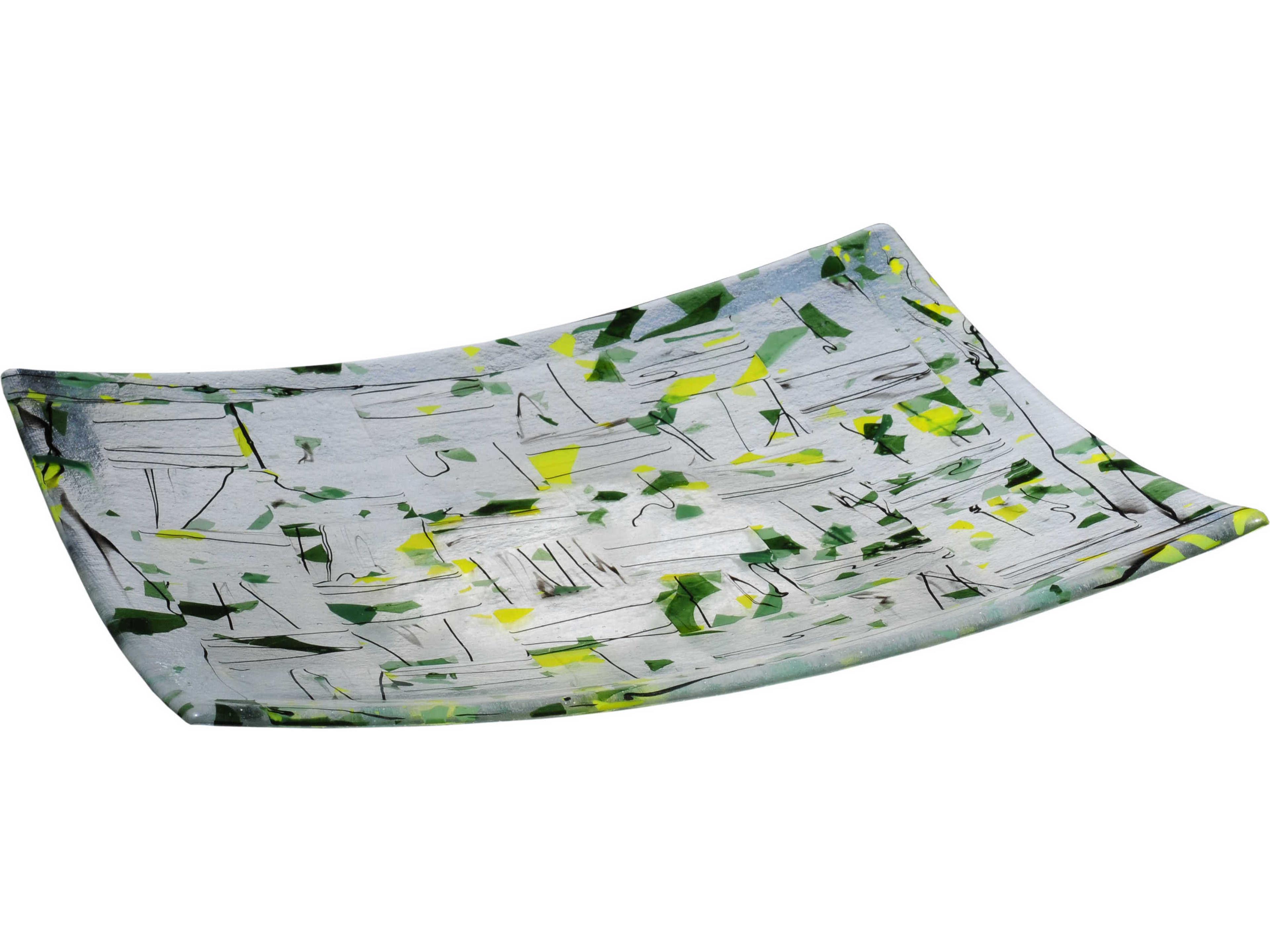 Metro Fusion Autumn Glass Plate