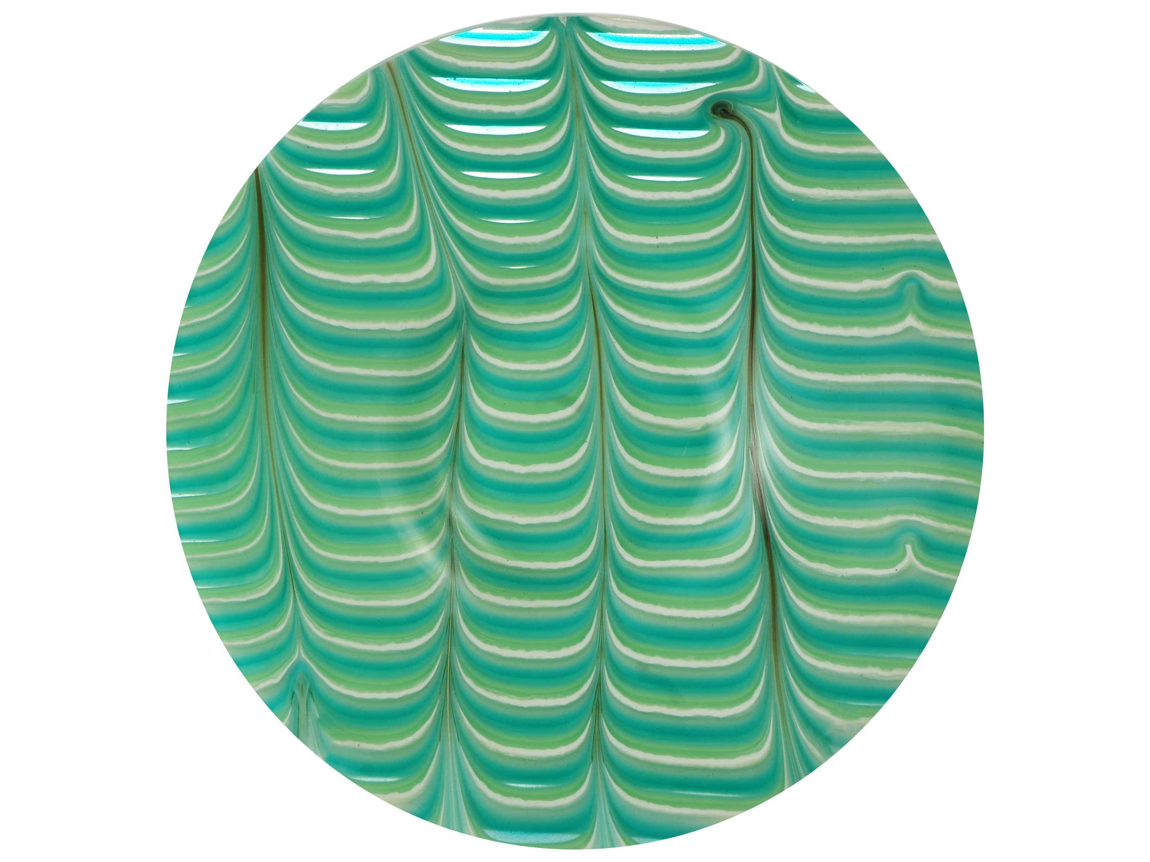 Metro Fusion A Day At The Beach Glass Plate