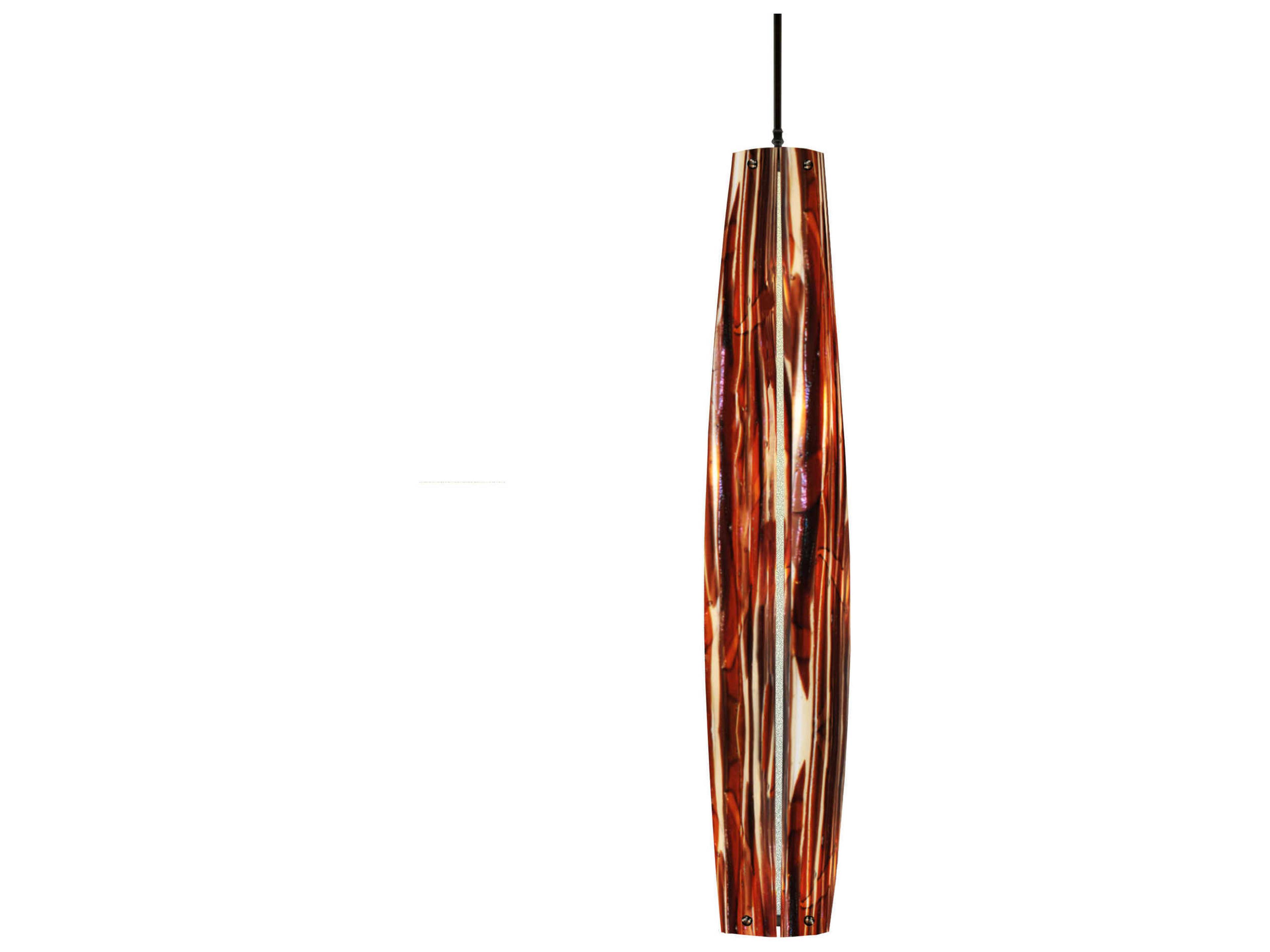 Metro Fusion 1-Light Bronze Geometric Pendant