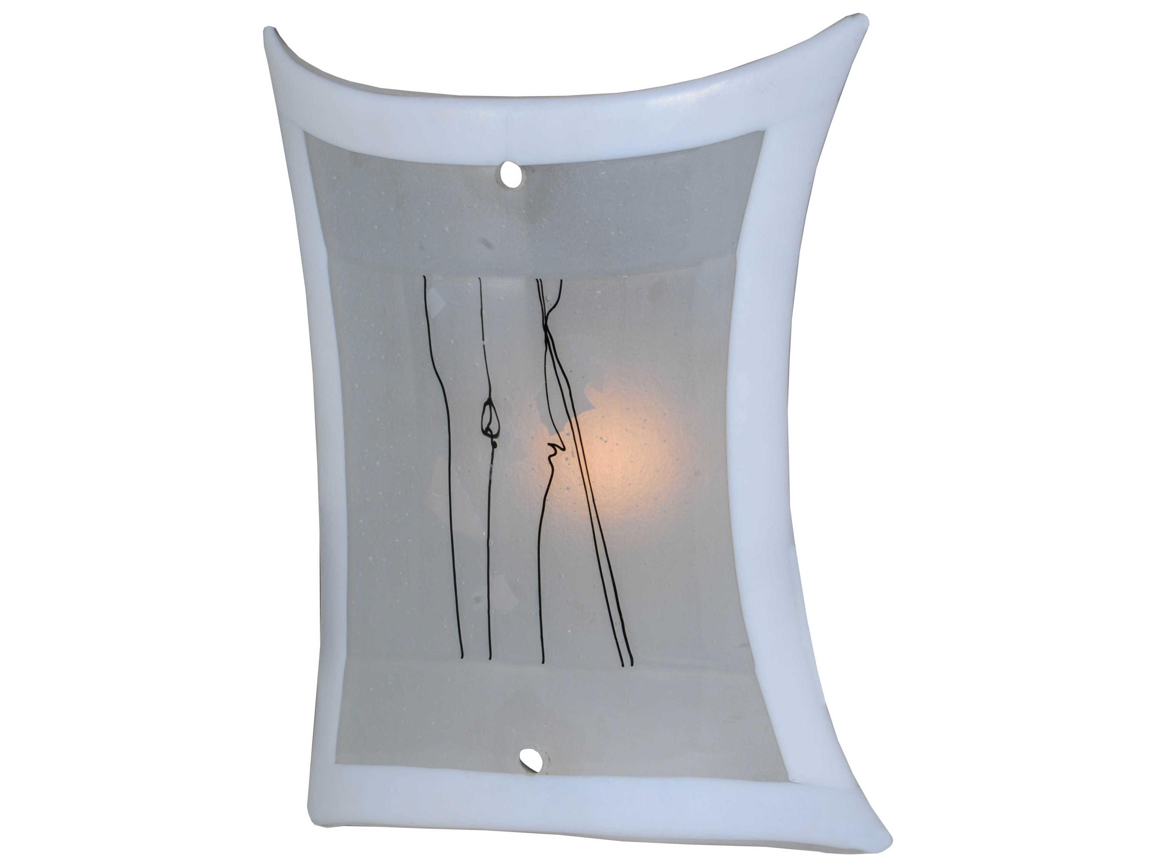 Metro Fusion Twigs Clear Glass Panel