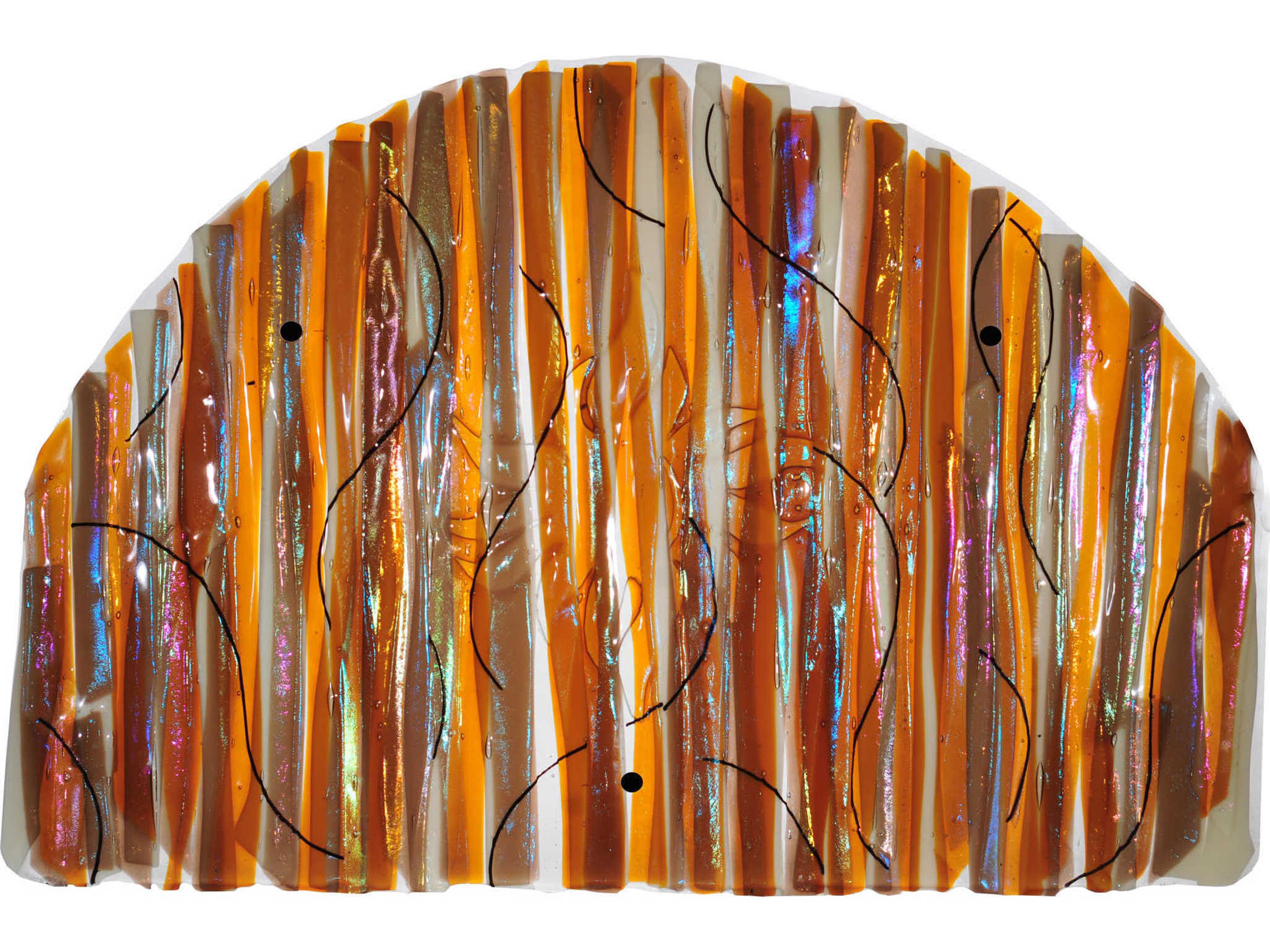 Marina Sun Fused Glass Wall Art