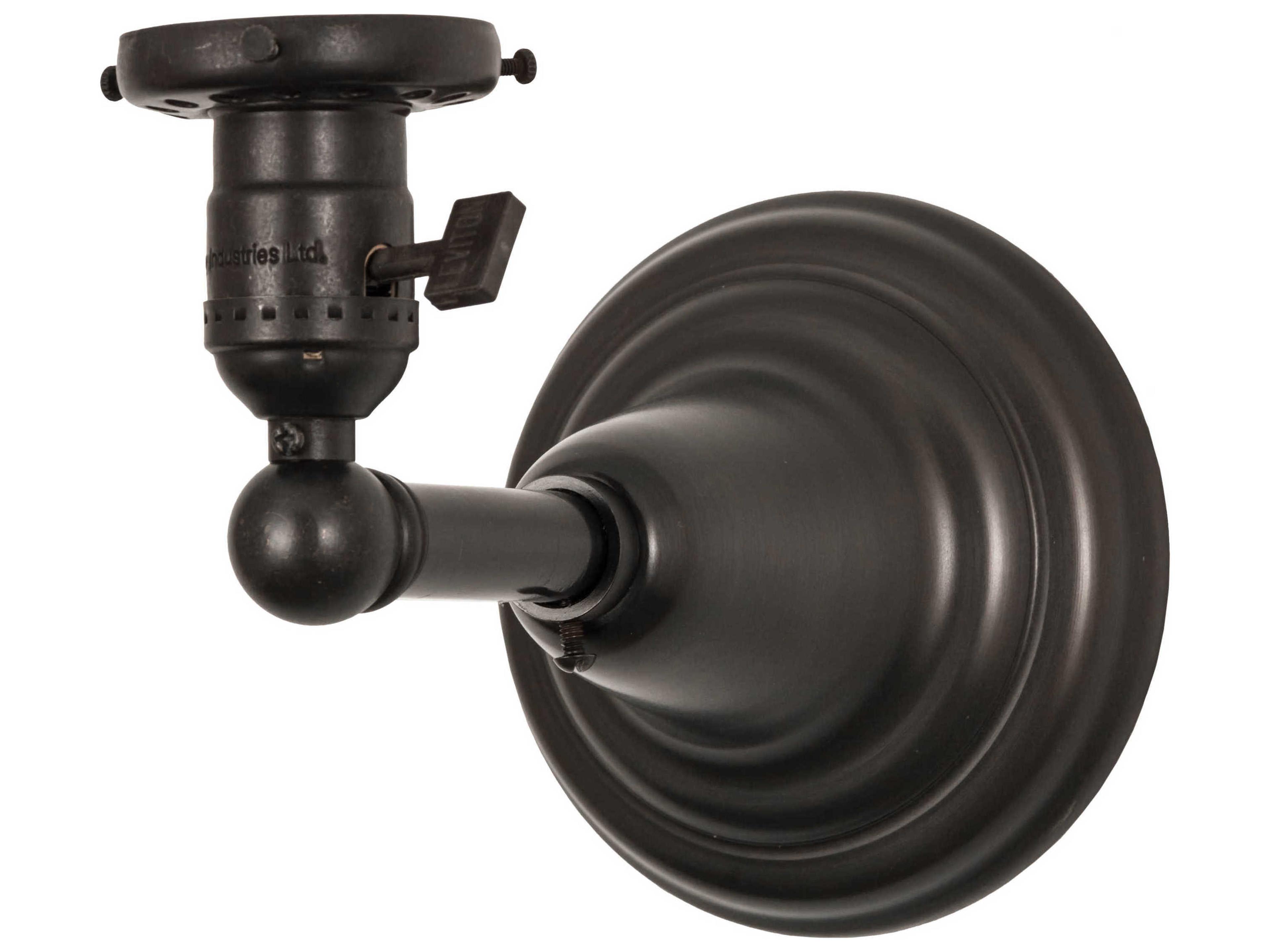 Paddle 1-Light Brown Wall Sconce