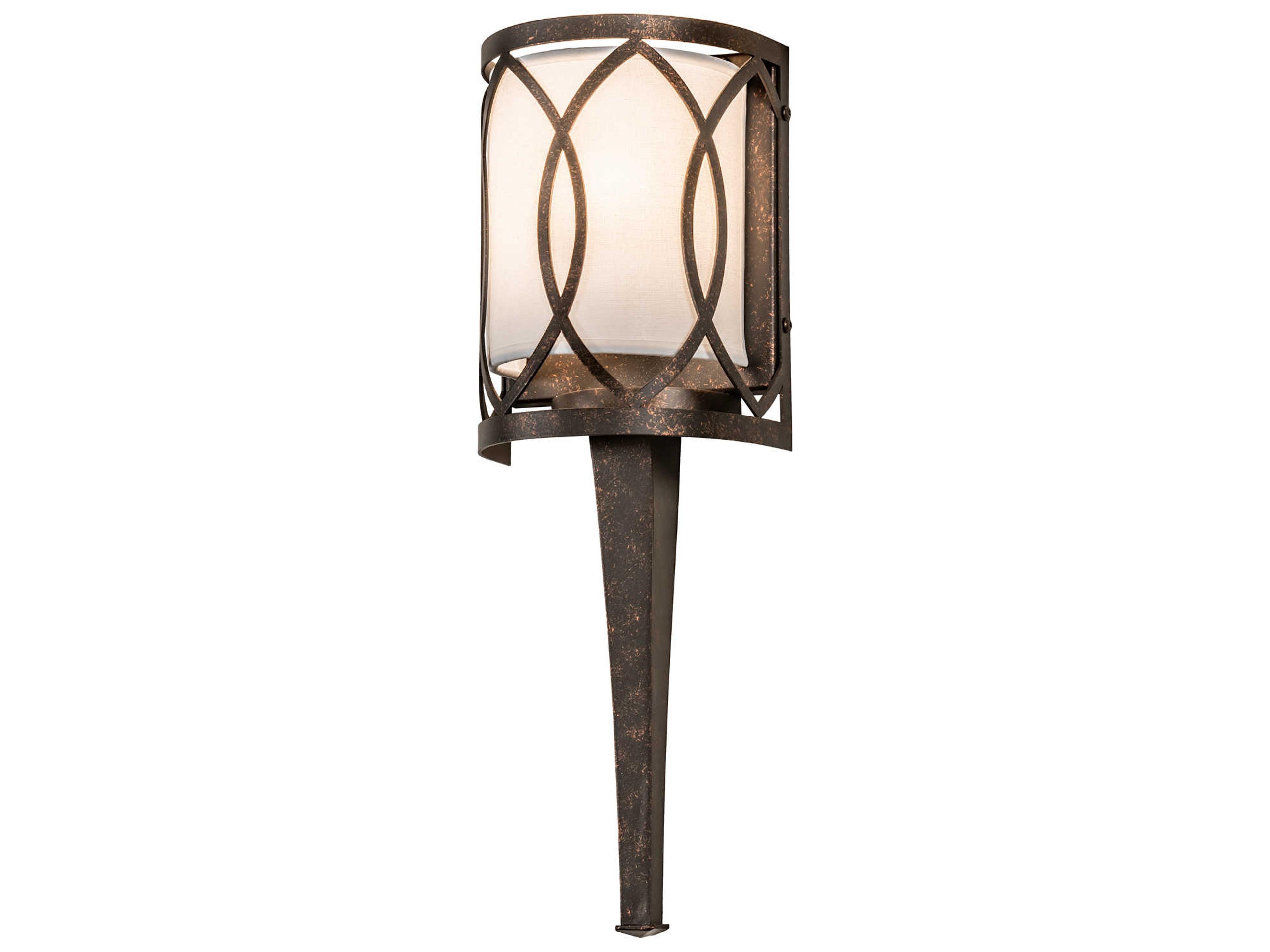Ashville 1-Light Brown Wall Sconce
