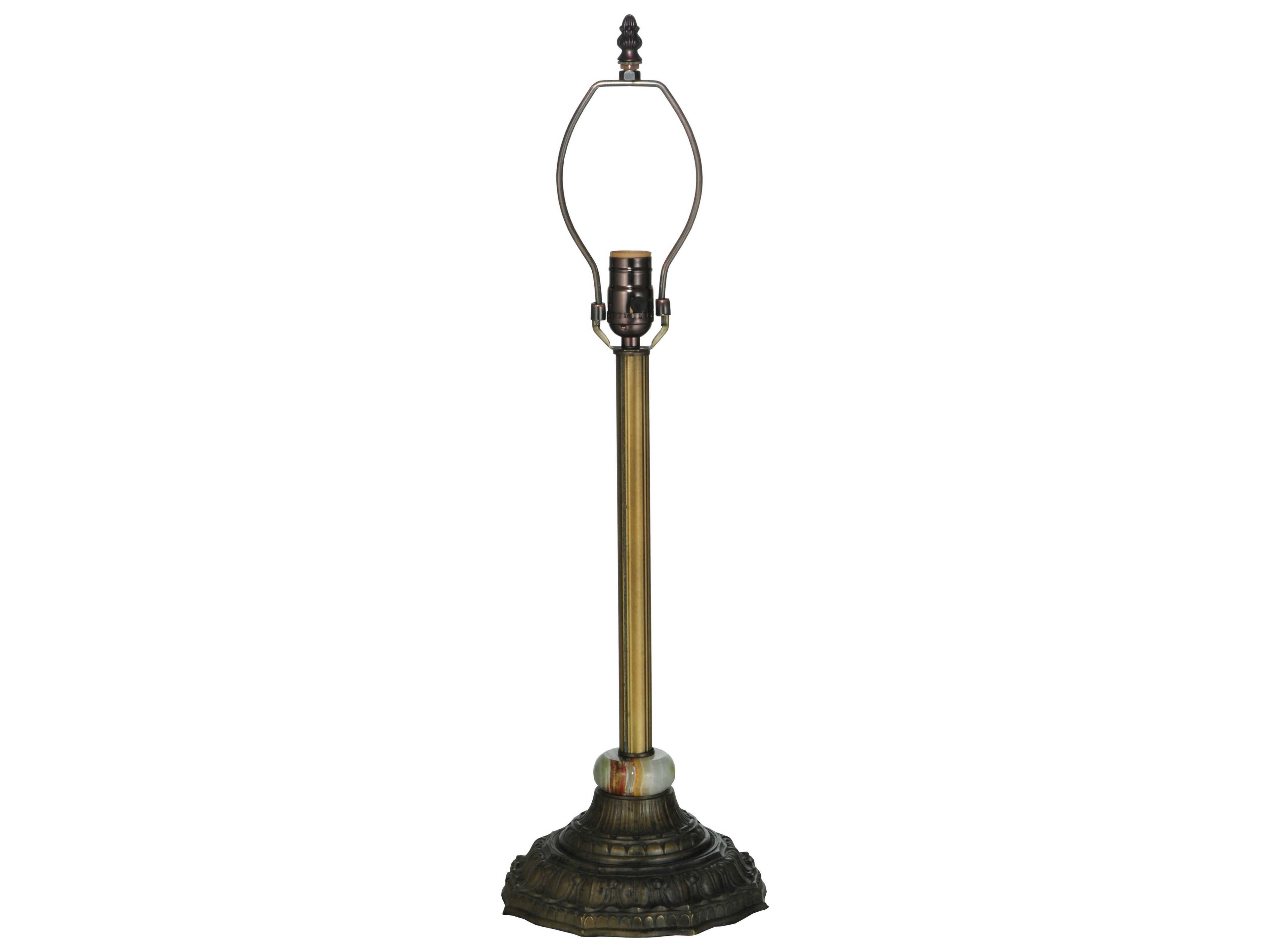 Reeded Column Table Lamp Base