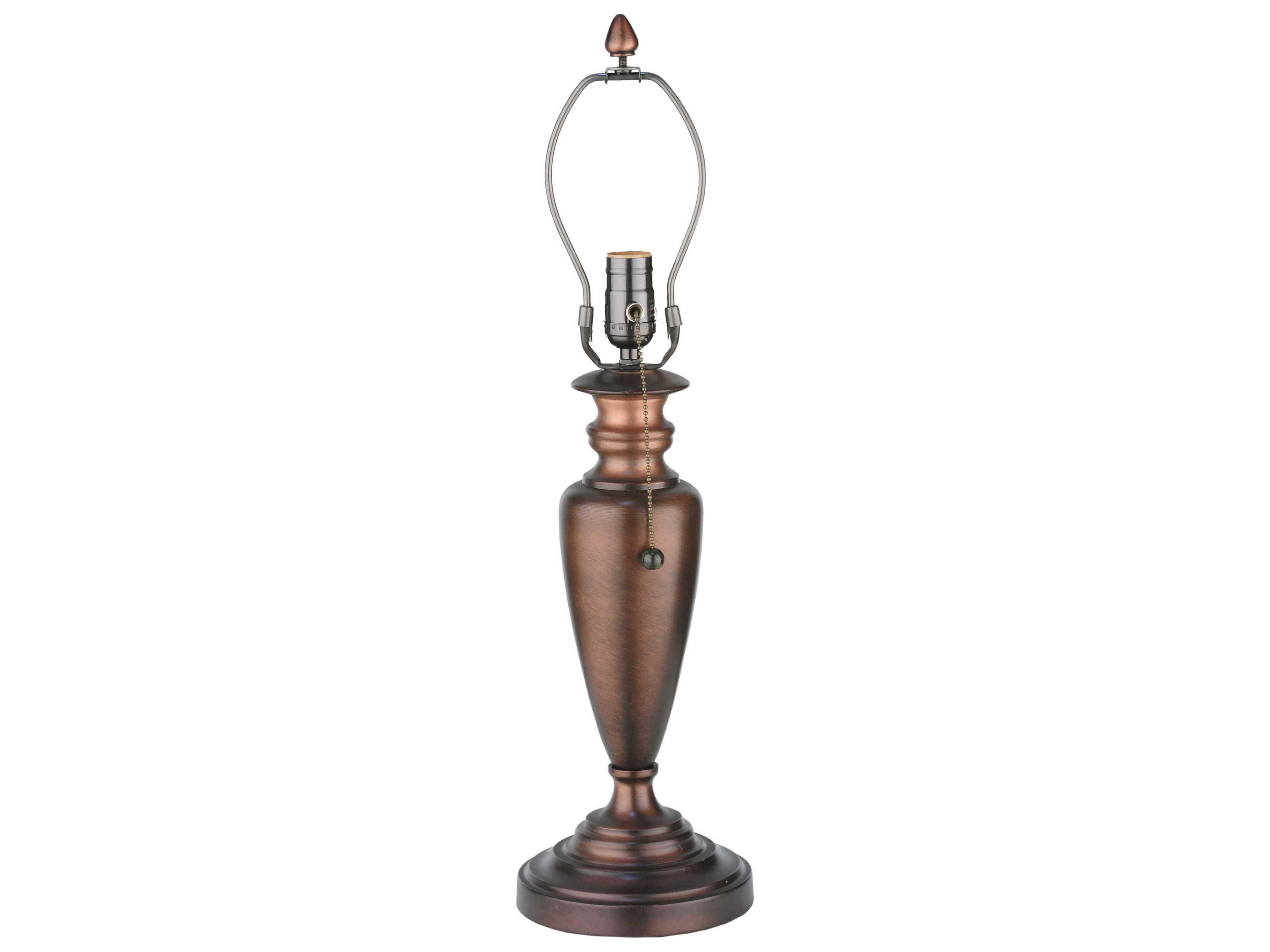 Van Erp Spun Antique Nickel Table Lamp Base