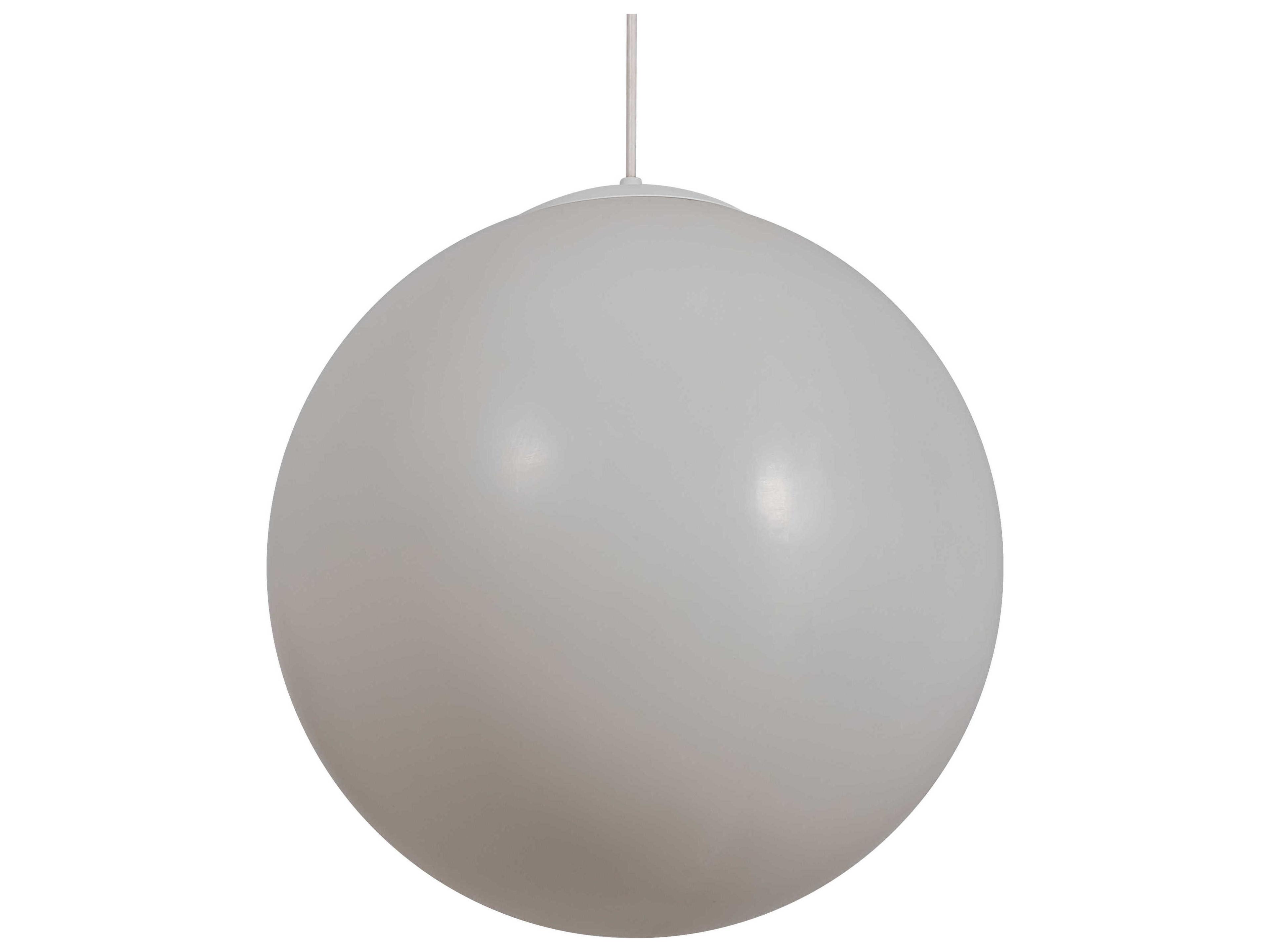 Bola 3-Light White LED Globe Pendant