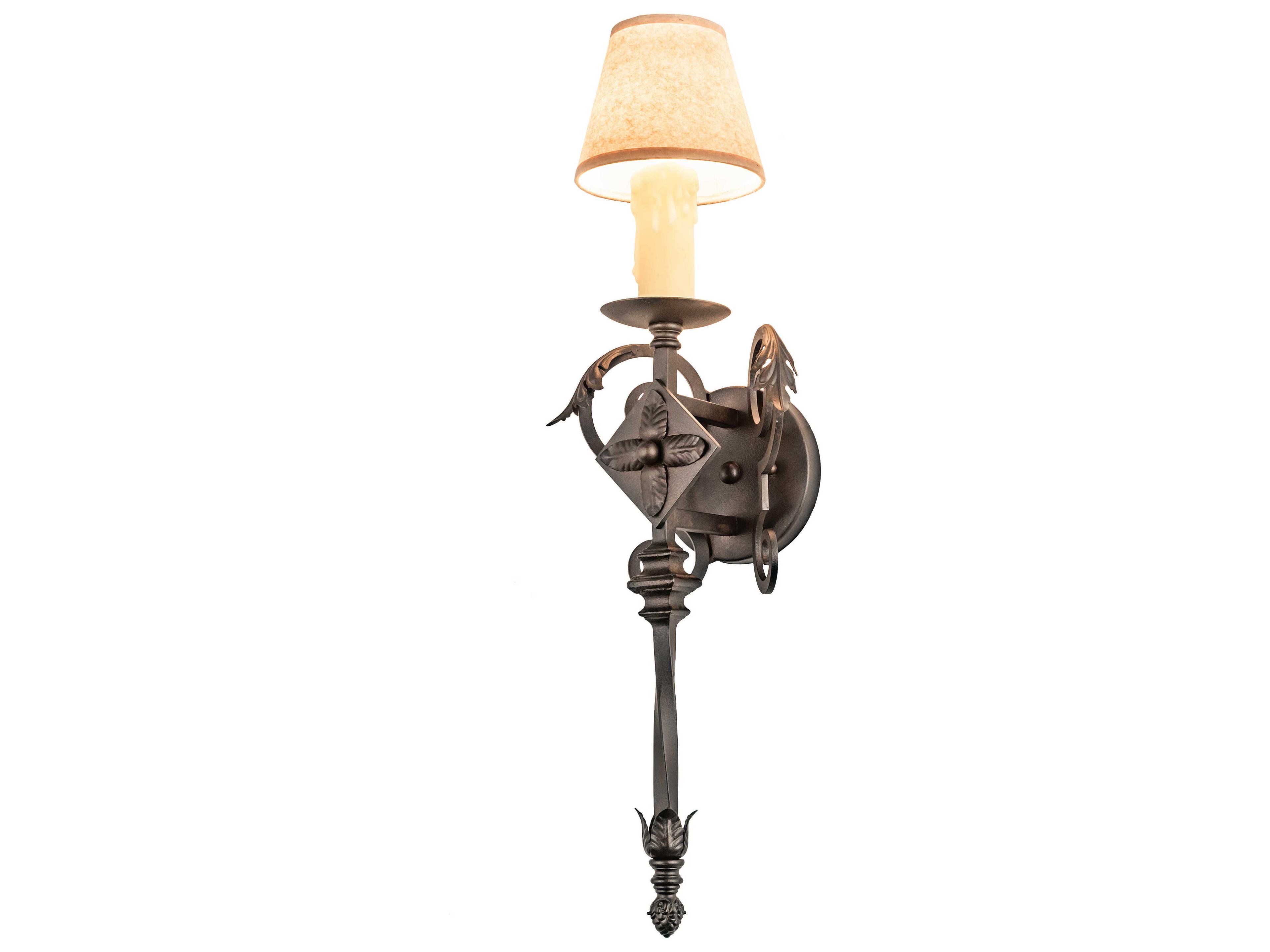 Catherine 1-Light Chestnut Brown Wall Sconce