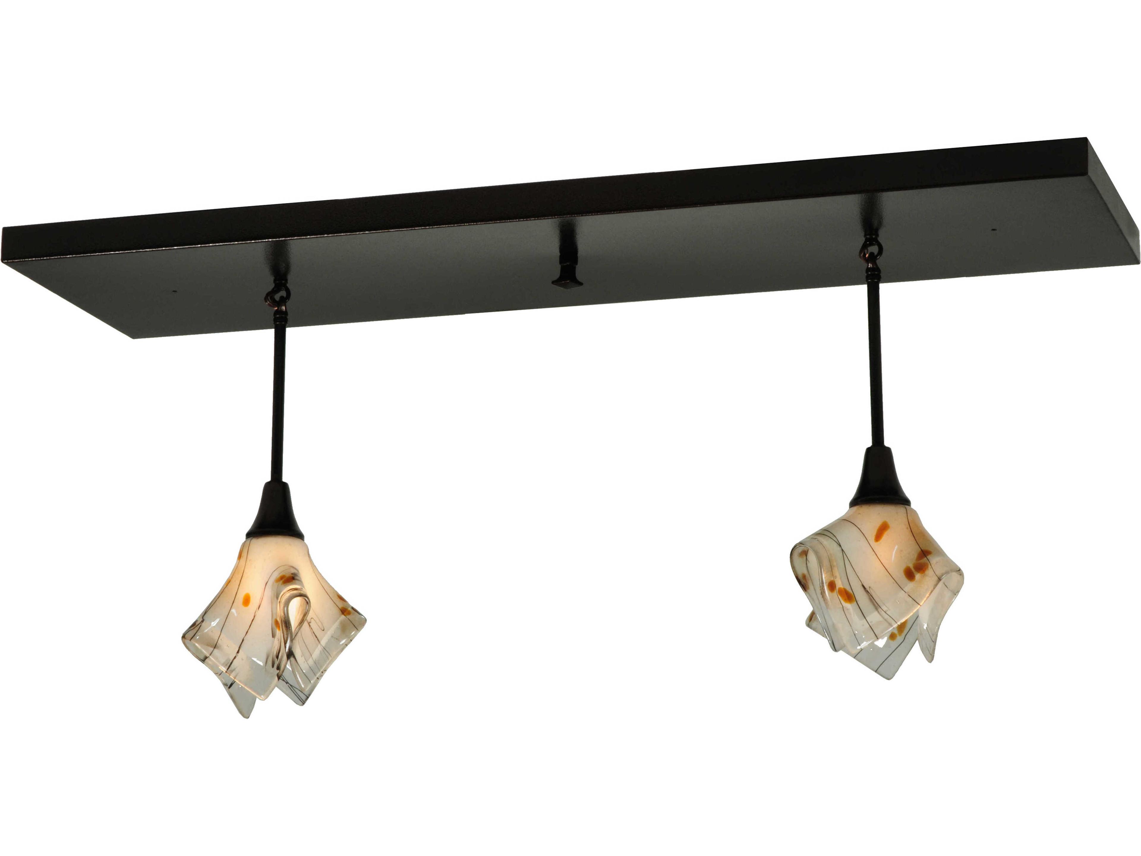 Metro Fusion 2-Light Black Island Pendant