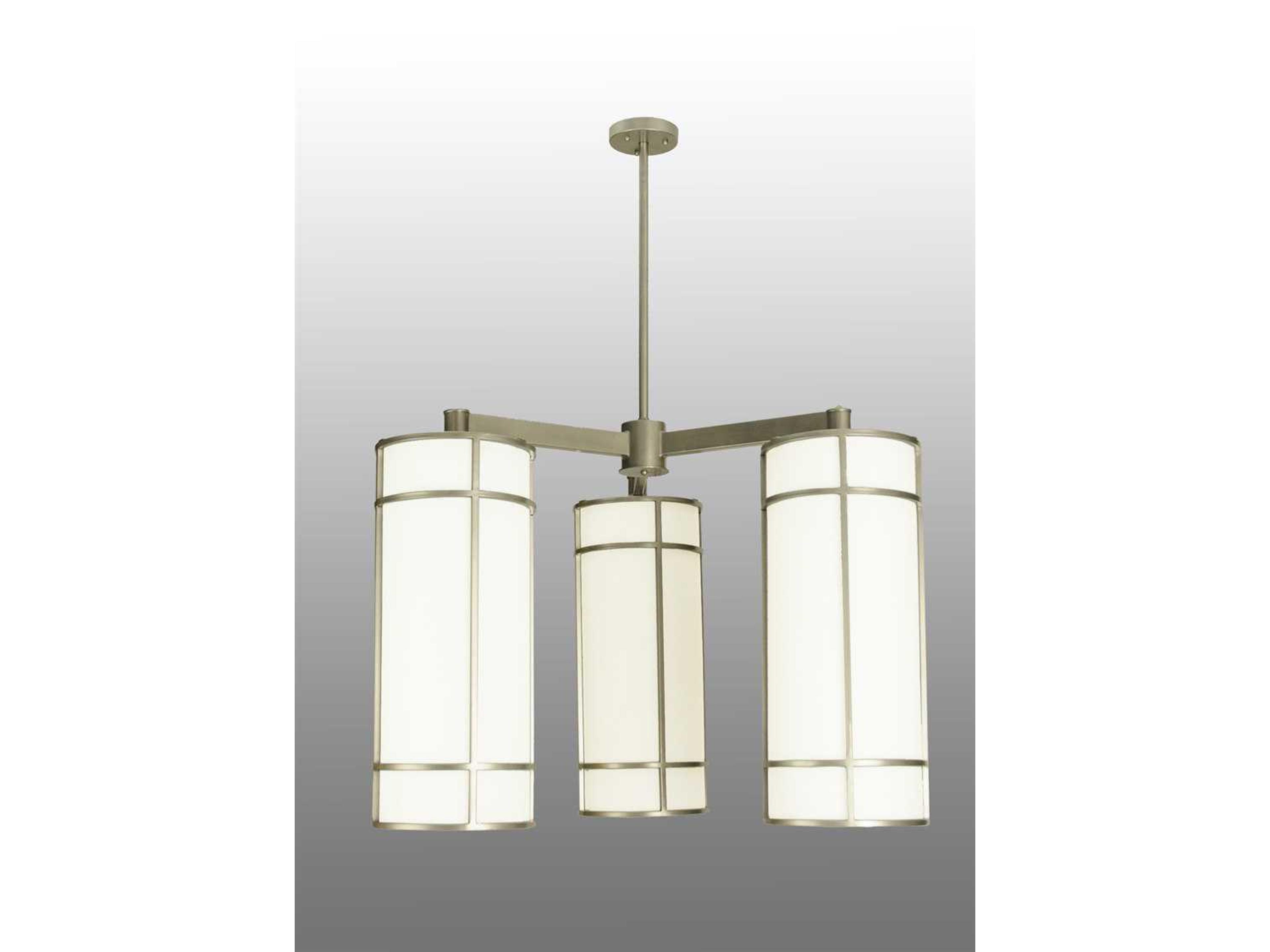Contemporary 12-Light Green Cylinder Chandelier