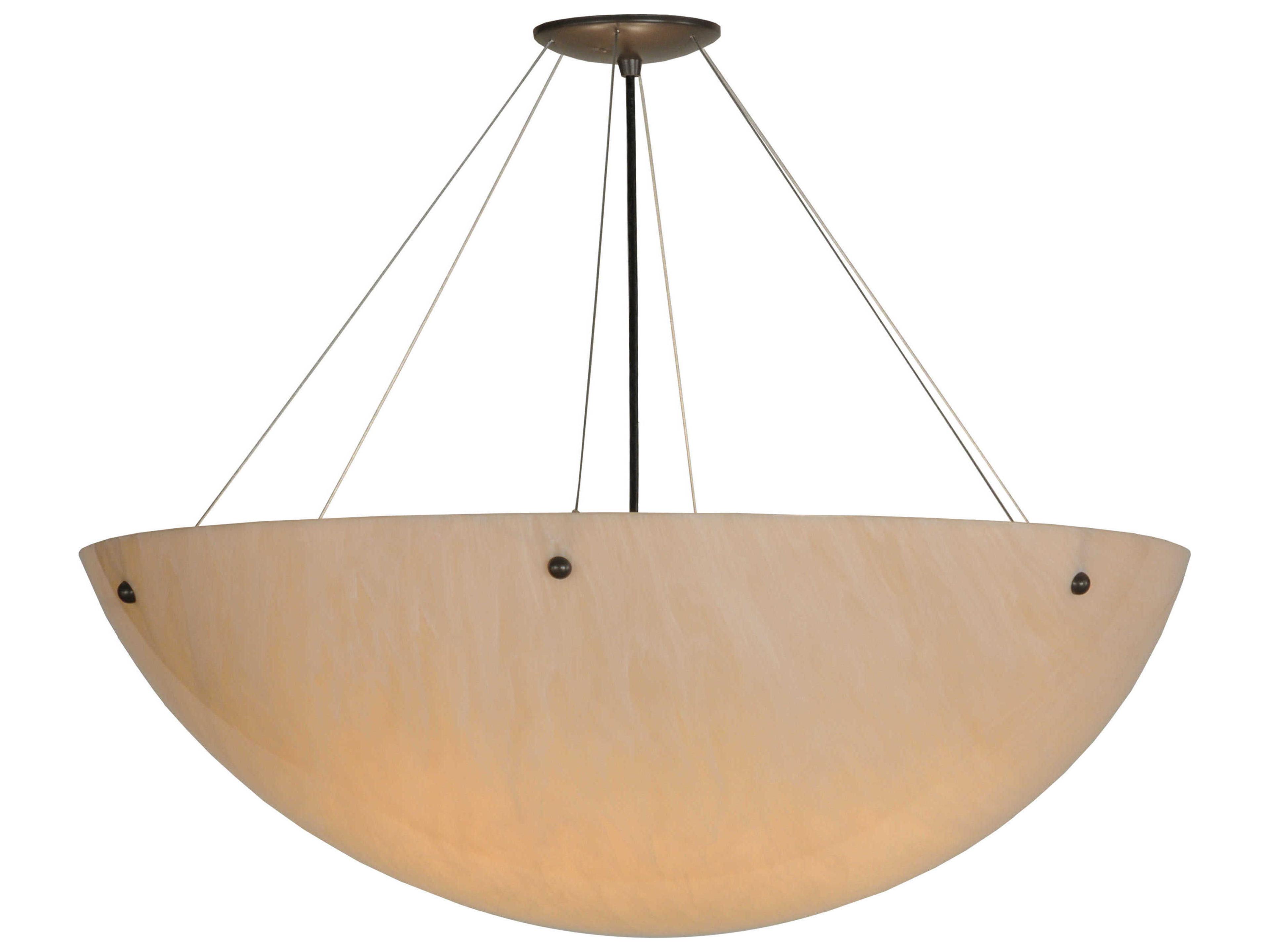 Cypola 4-Light Bronze Bowl Pendant