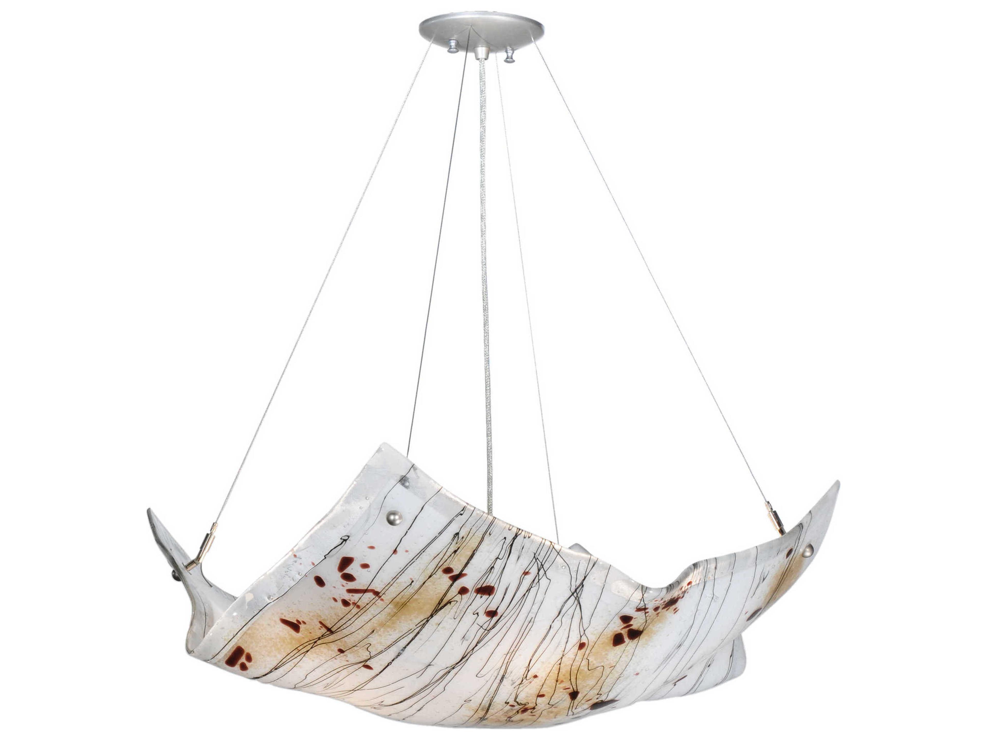 Contemporary 4-Light Gray Pendant