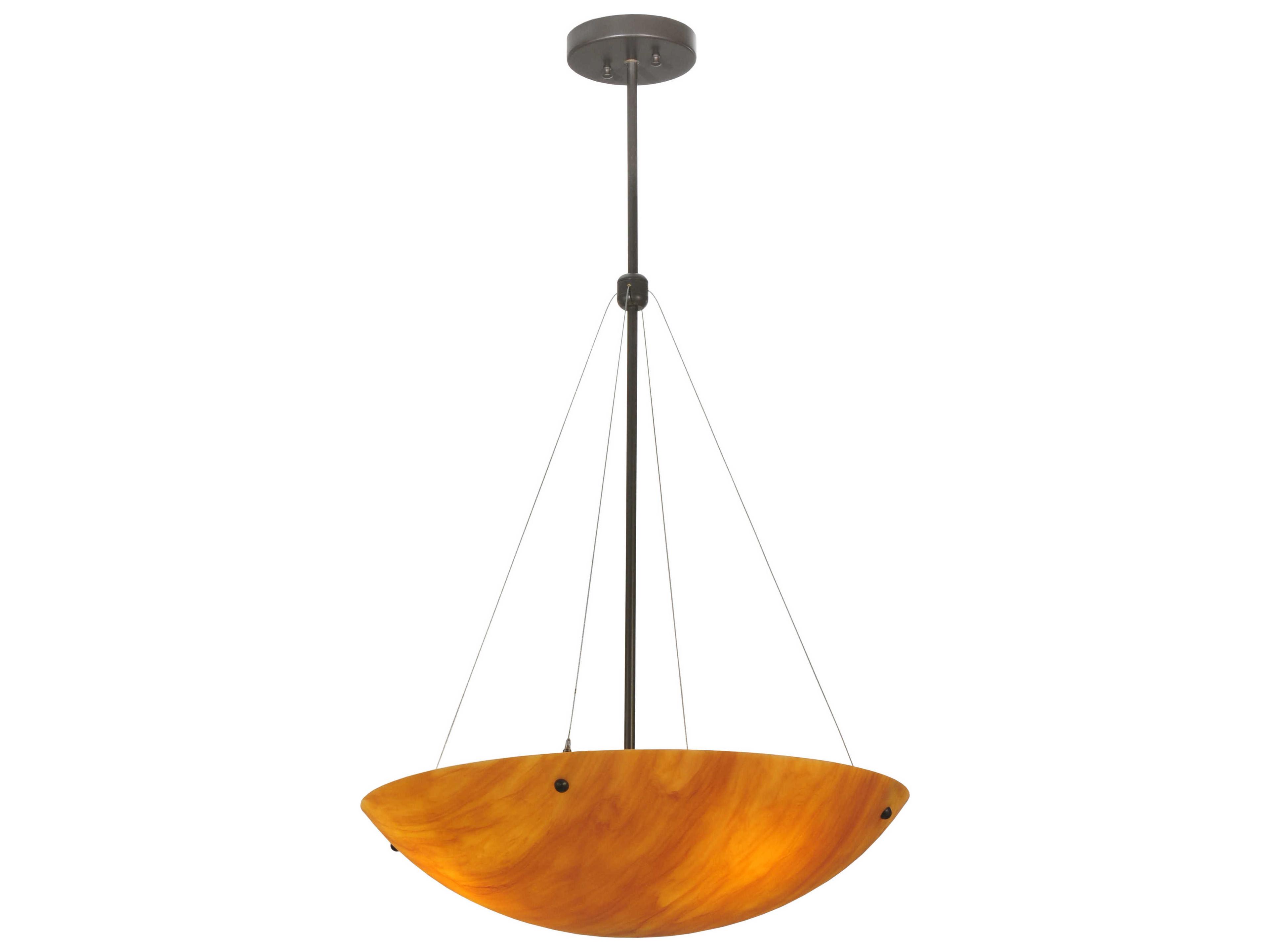 Cypola 3-Light Bronze Bowl Pendant