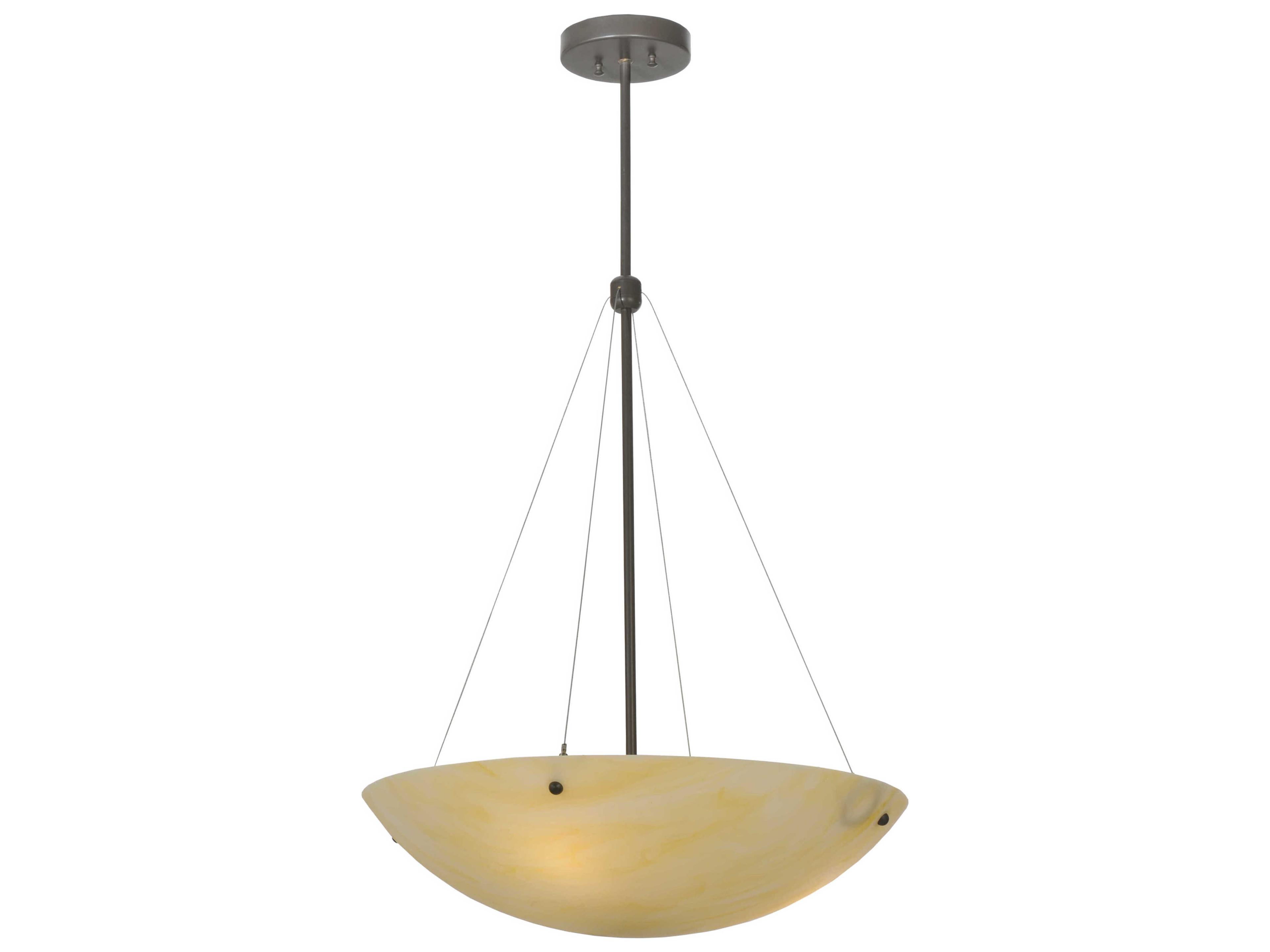 Cypola 3-Light Bronze Bowl Pendant