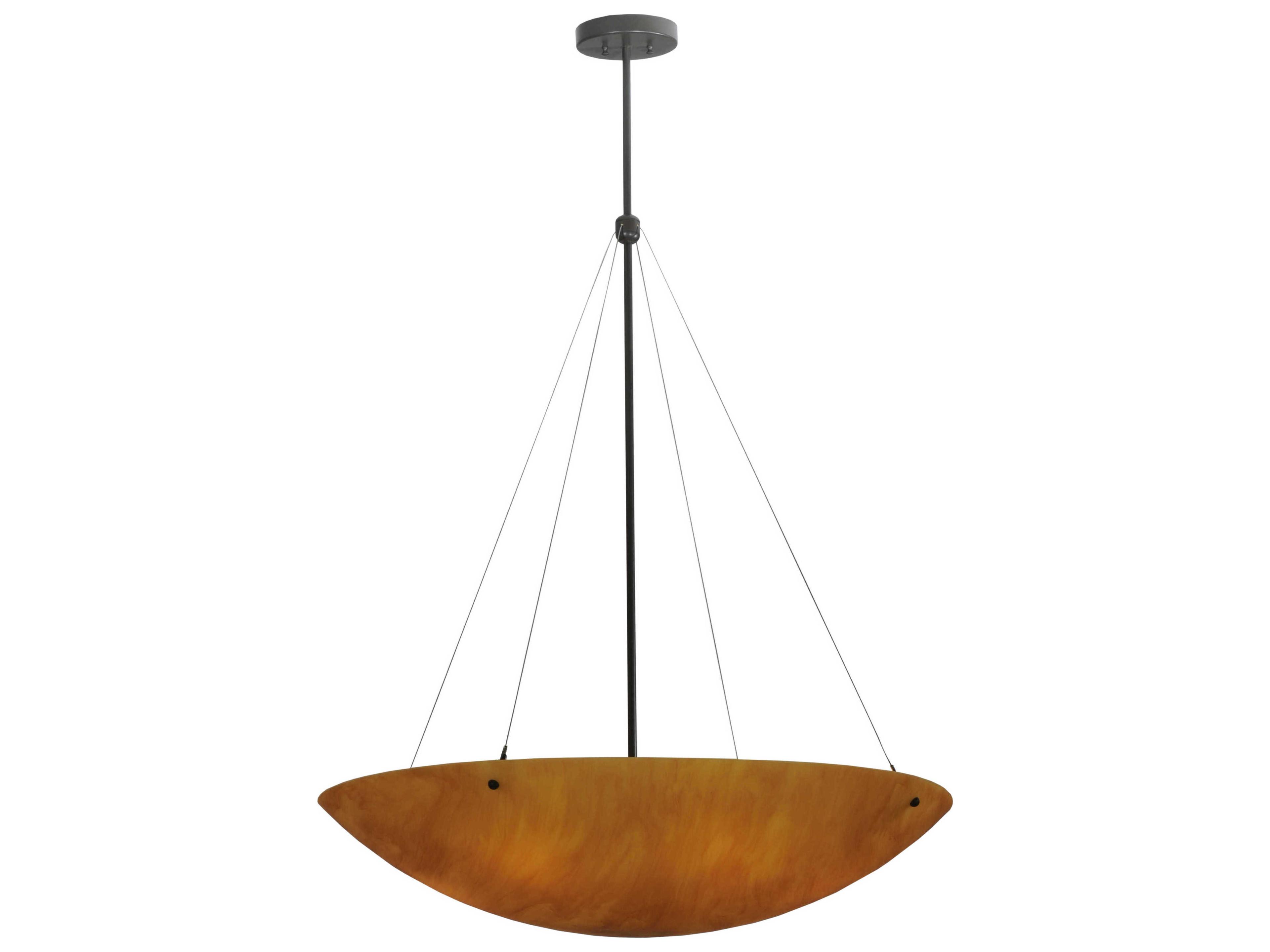 Cypola 6-Light Bronze Bowl Pendant