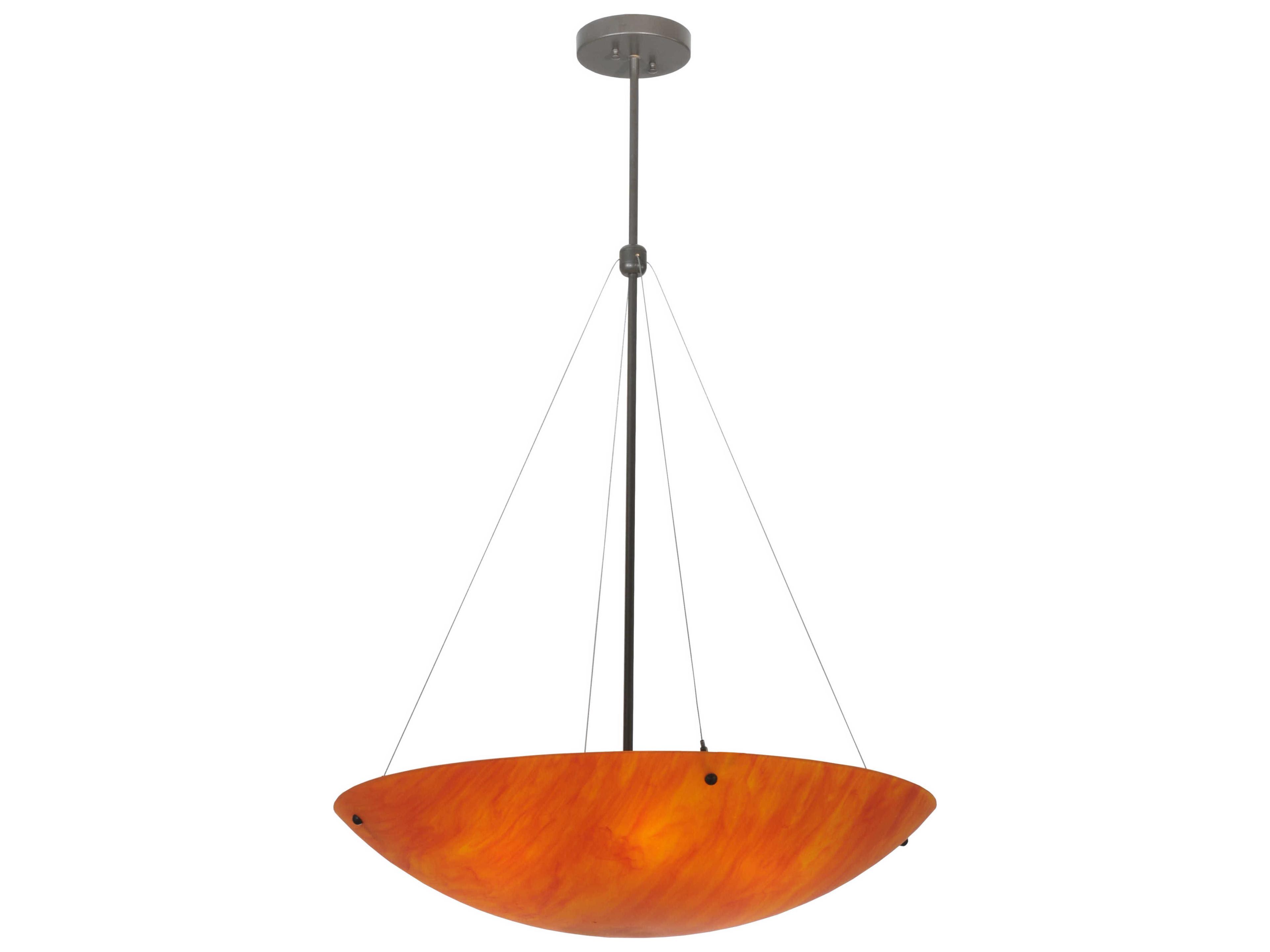 Cypola 6-Light Bronze Bowl Pendant