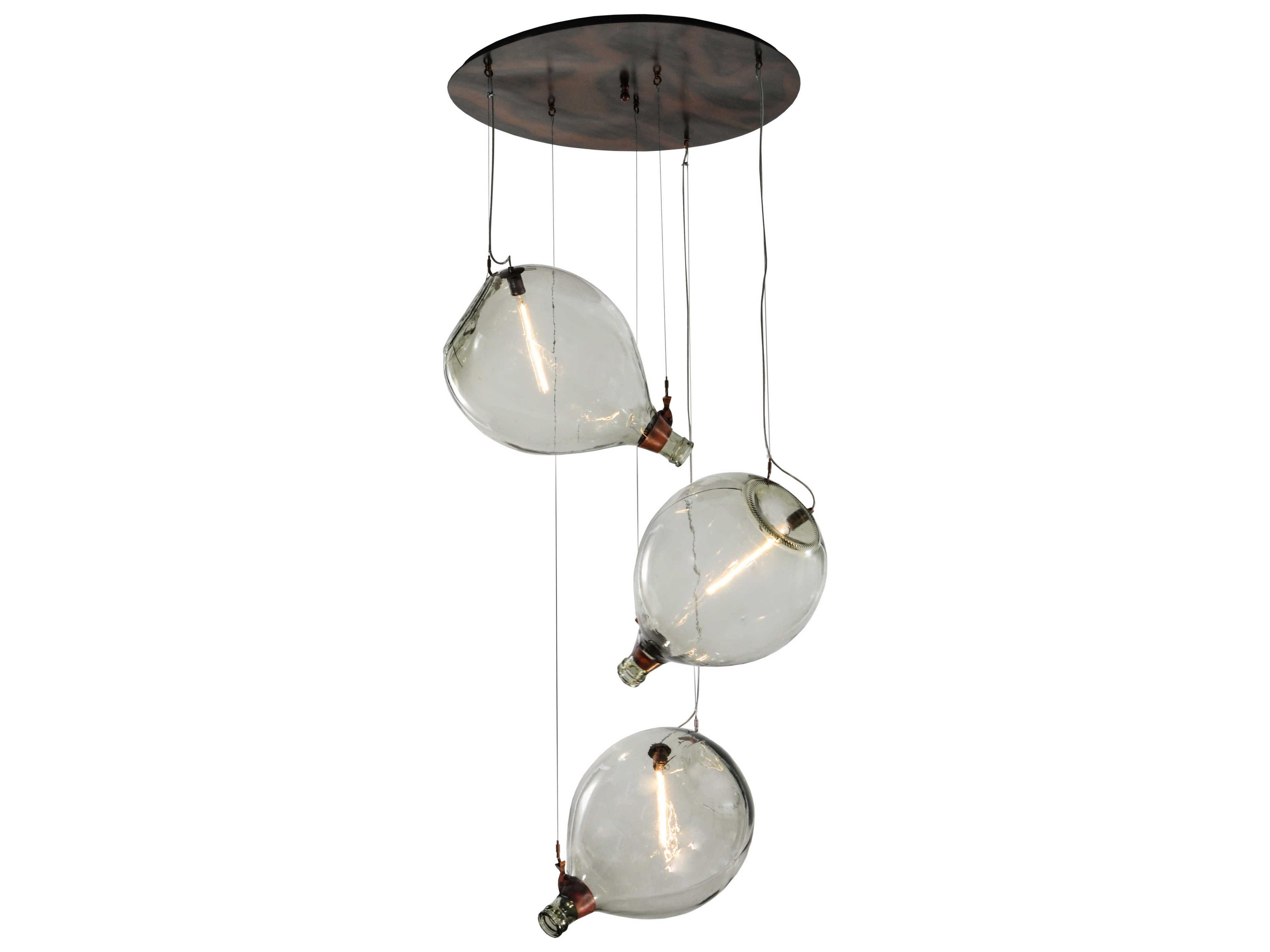 Euri Tanta Pouring 3-light Shower Pendant