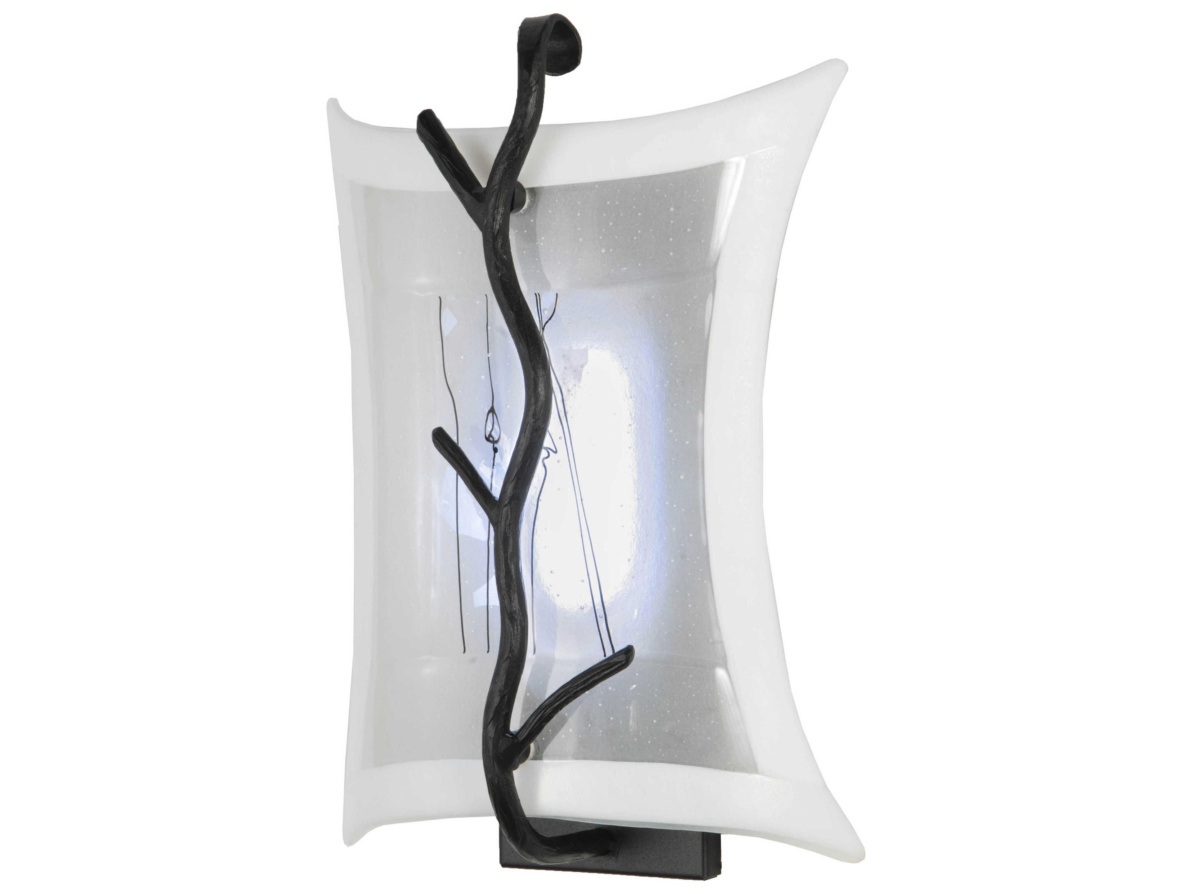 Twigs 1-Light Black LED Wall Sconce