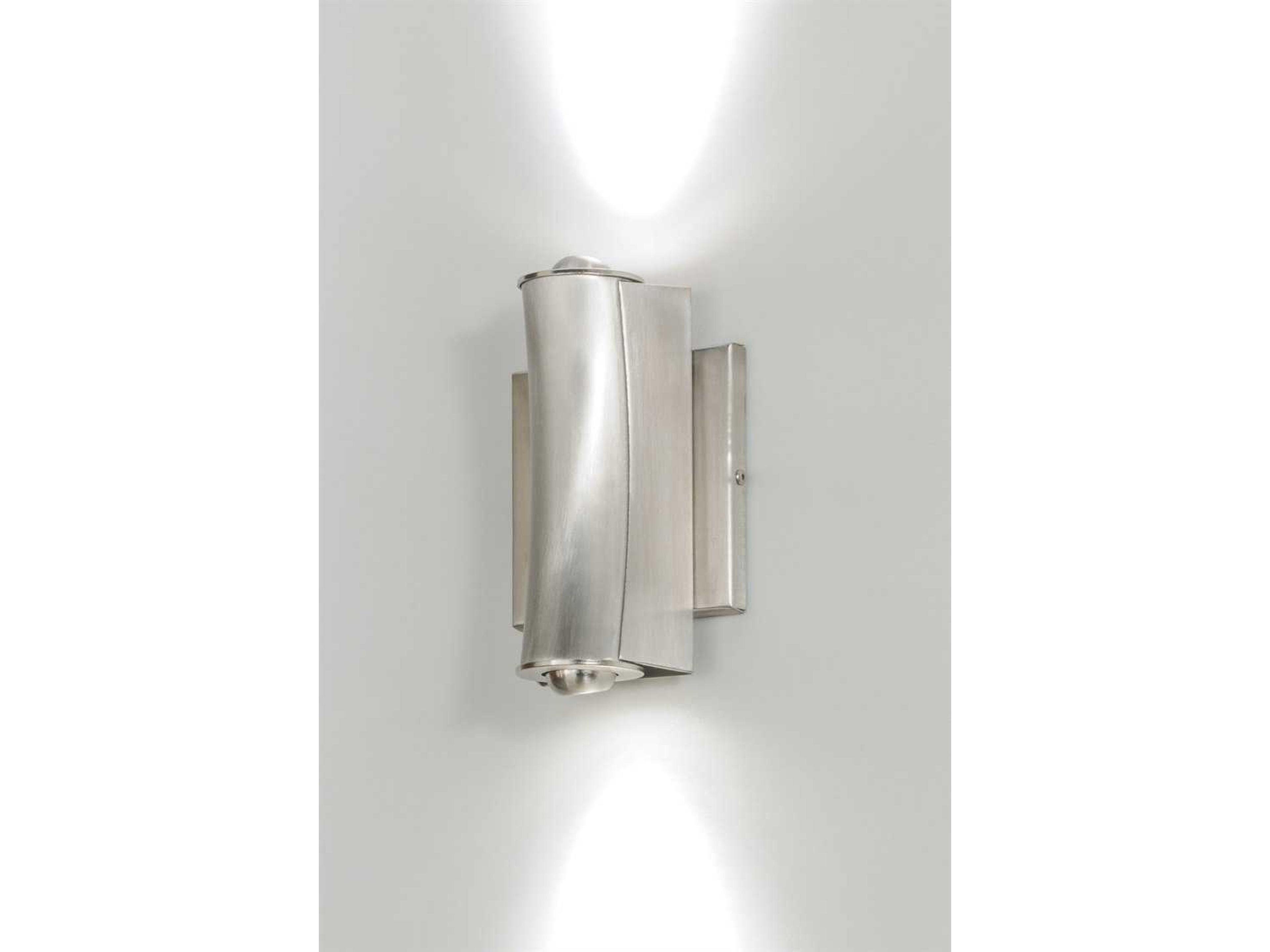 Contemporary 2-Light Steel LED Wall Sconce