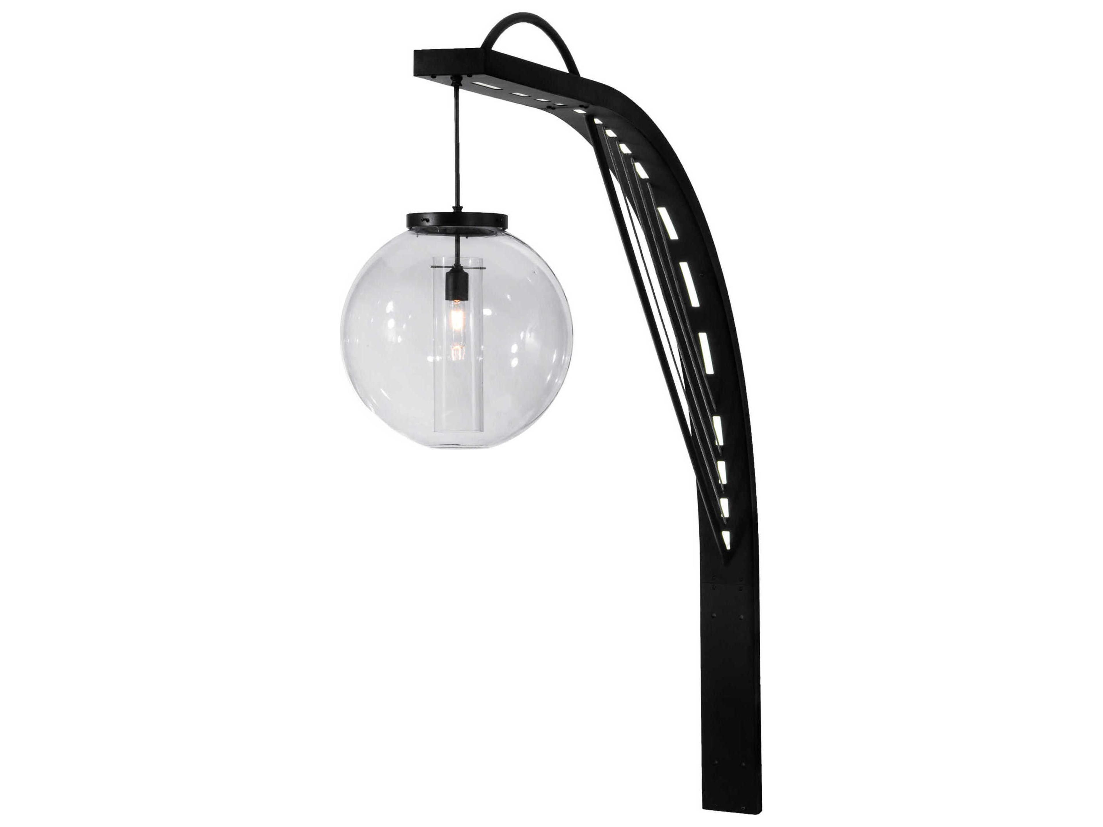 Bola 1-Light Black Glass LED Wall Sconce