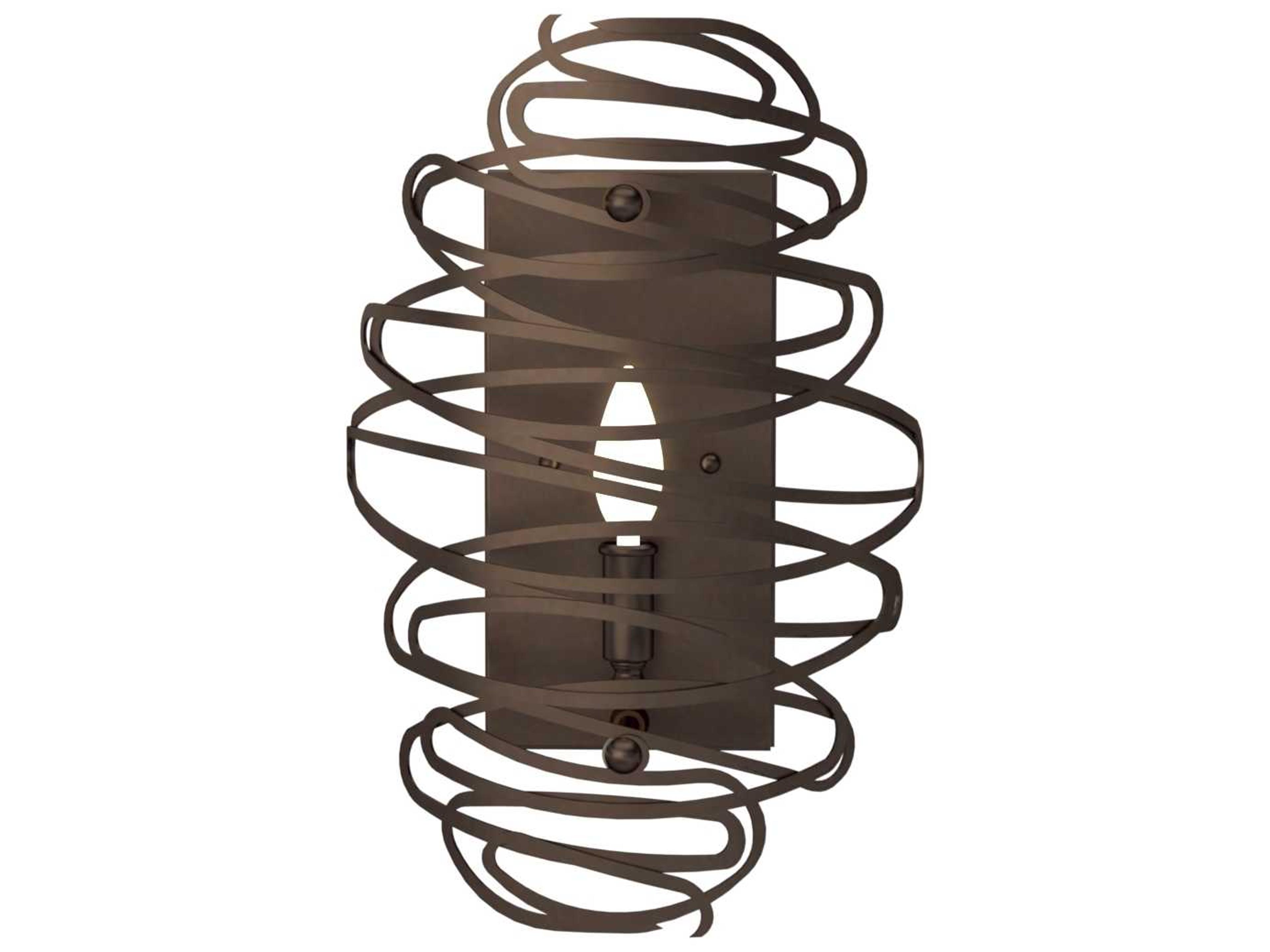 Cyclone 1-Light Timeless Bronze Wall Sconce