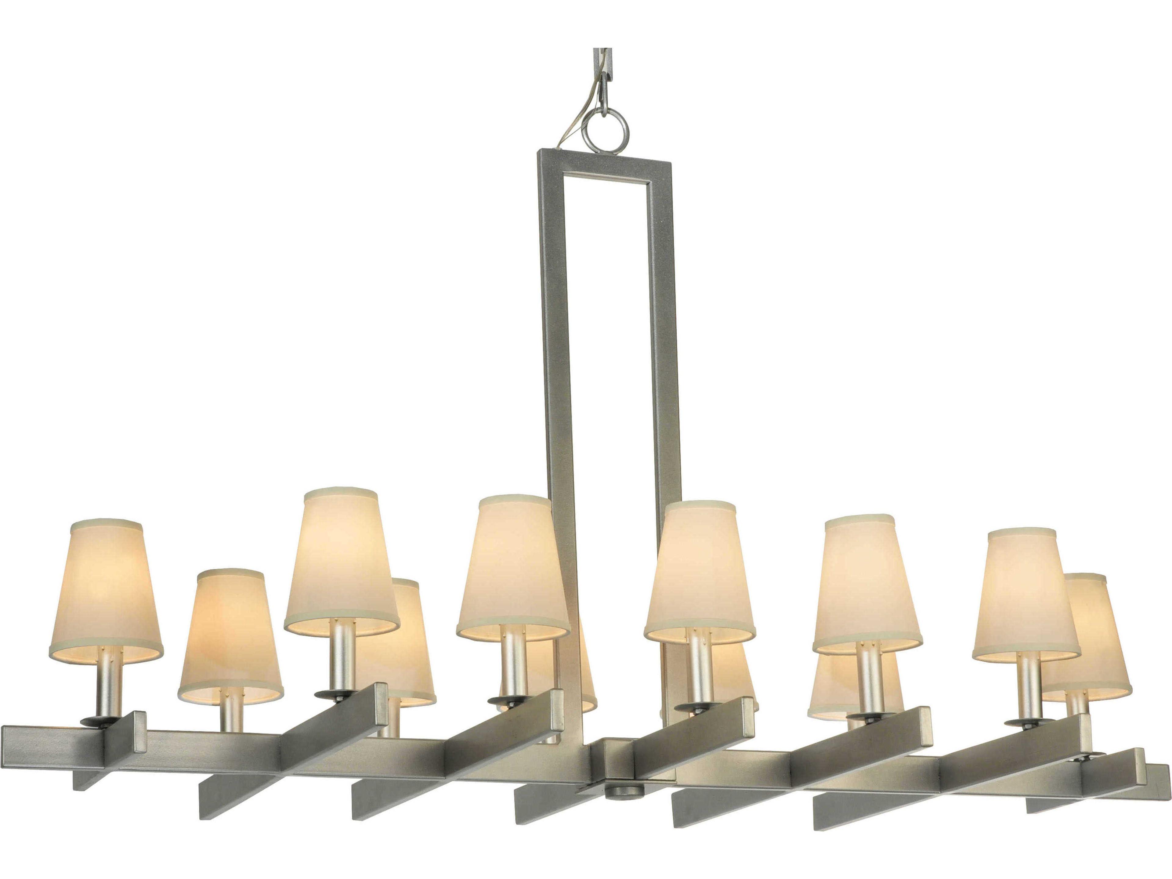 Dante 12-Light Silver Empire Island Pendant