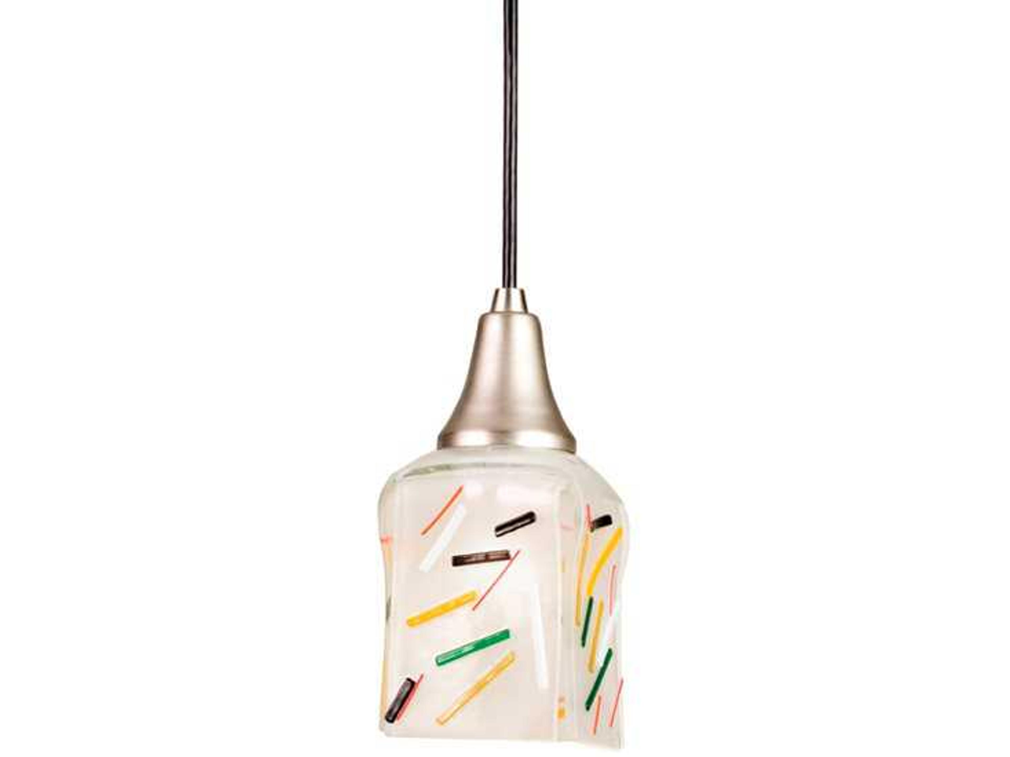 Metro Fusion 1-Light Nickel Mini Pendant