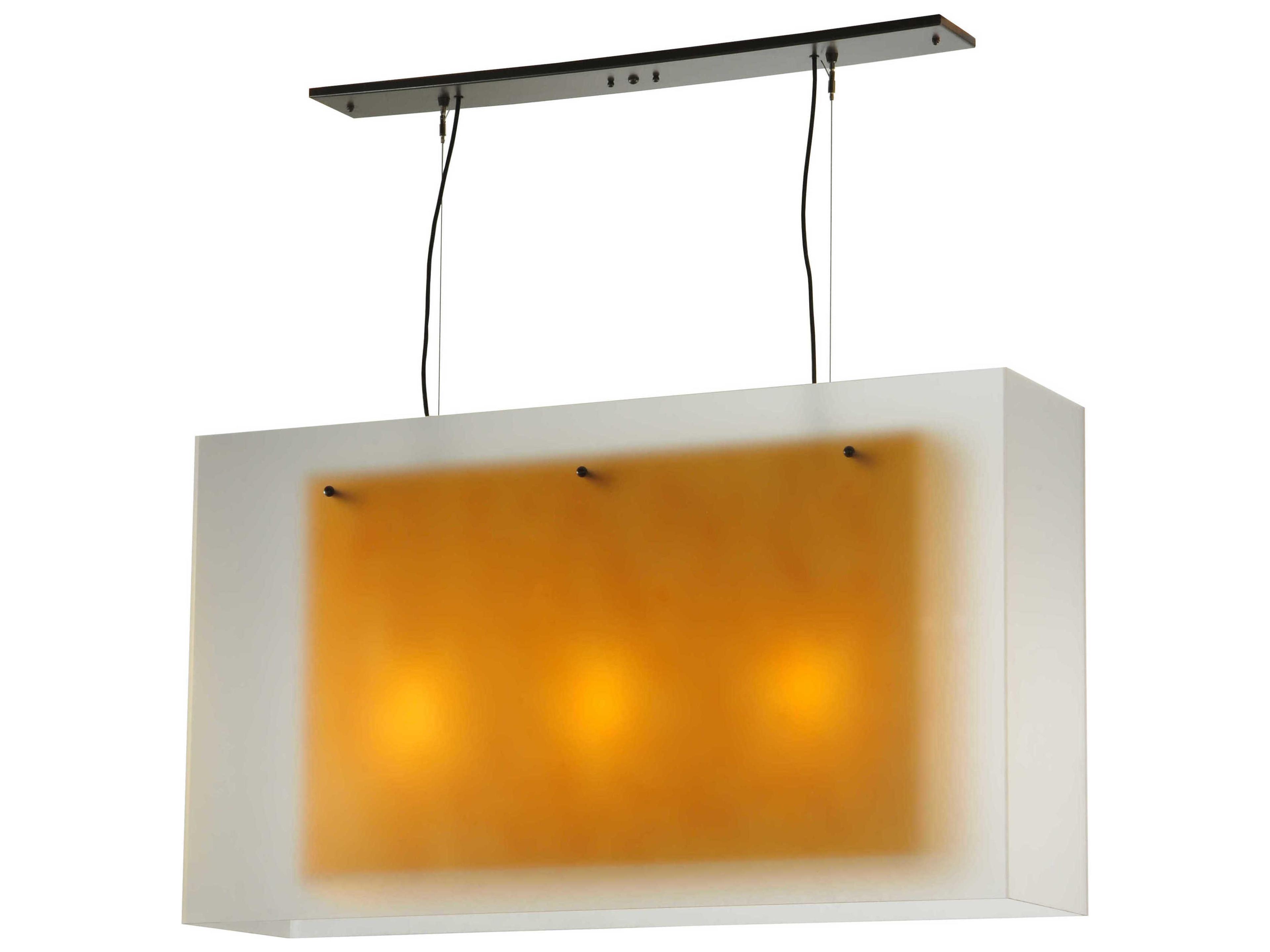 Deco 3-Light Black Geometric Pendant