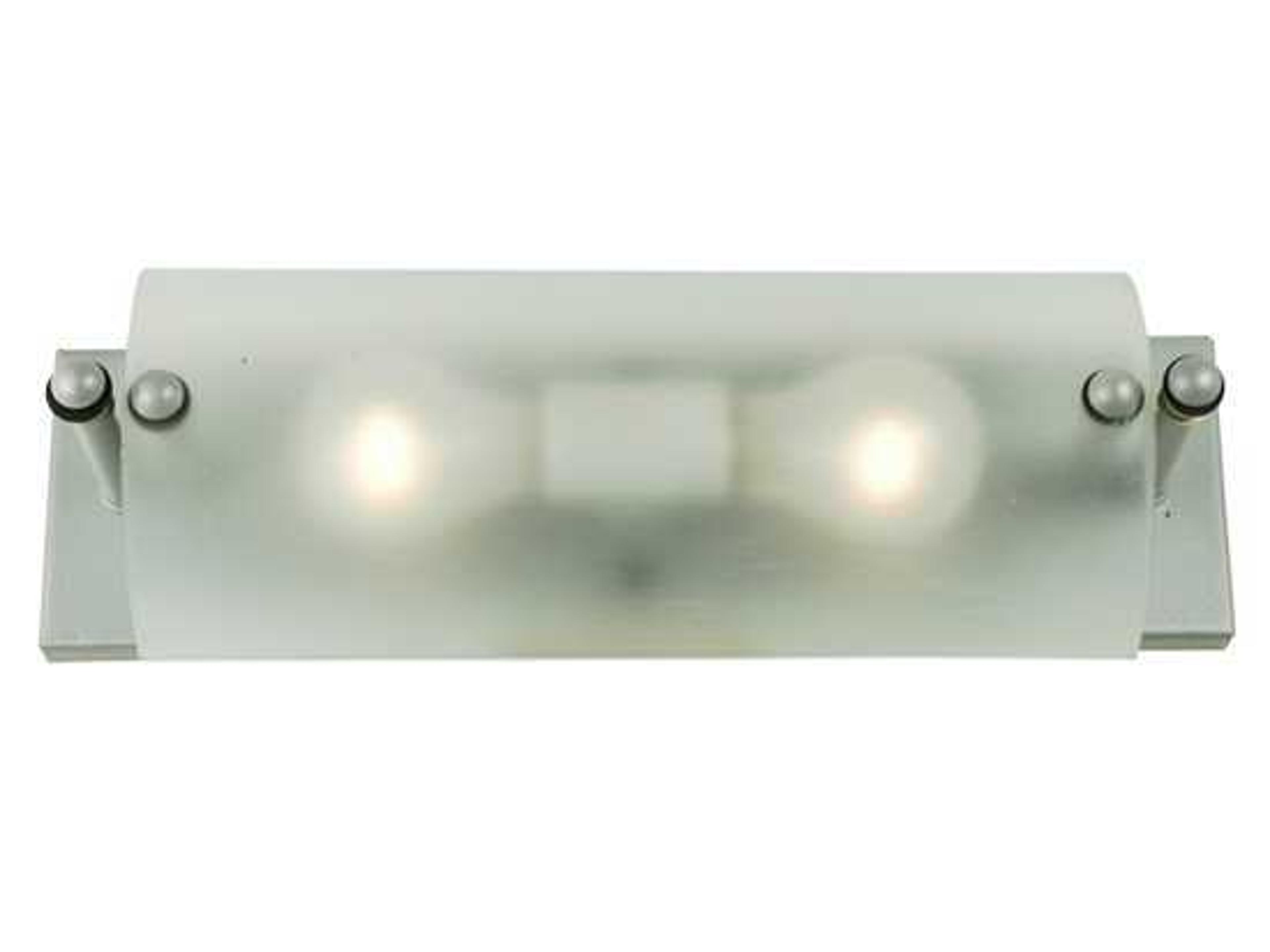 Metro Fusion 2-Light White Wall Sconce