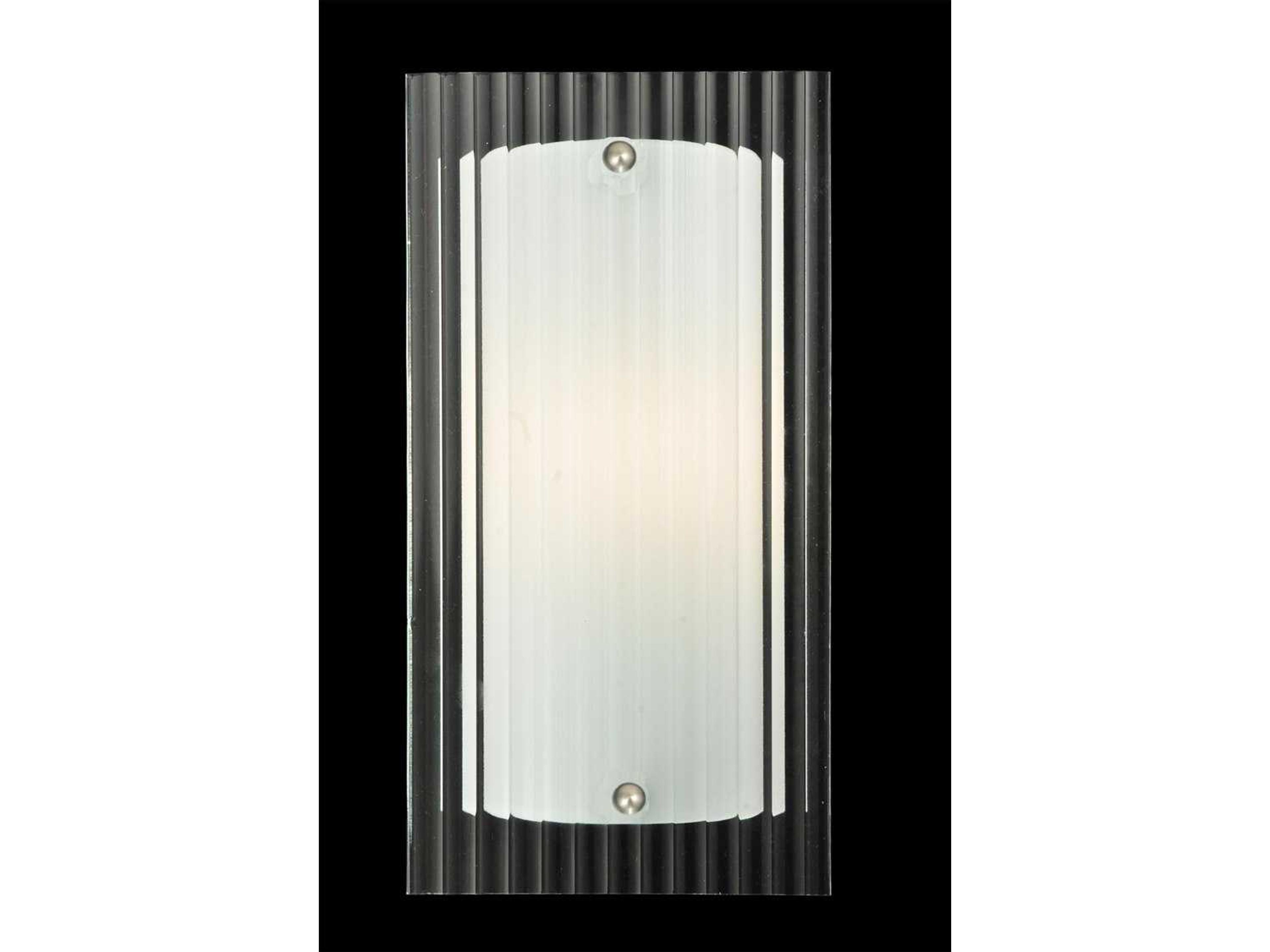 Deco 1-Light Nickel Wall Sconce