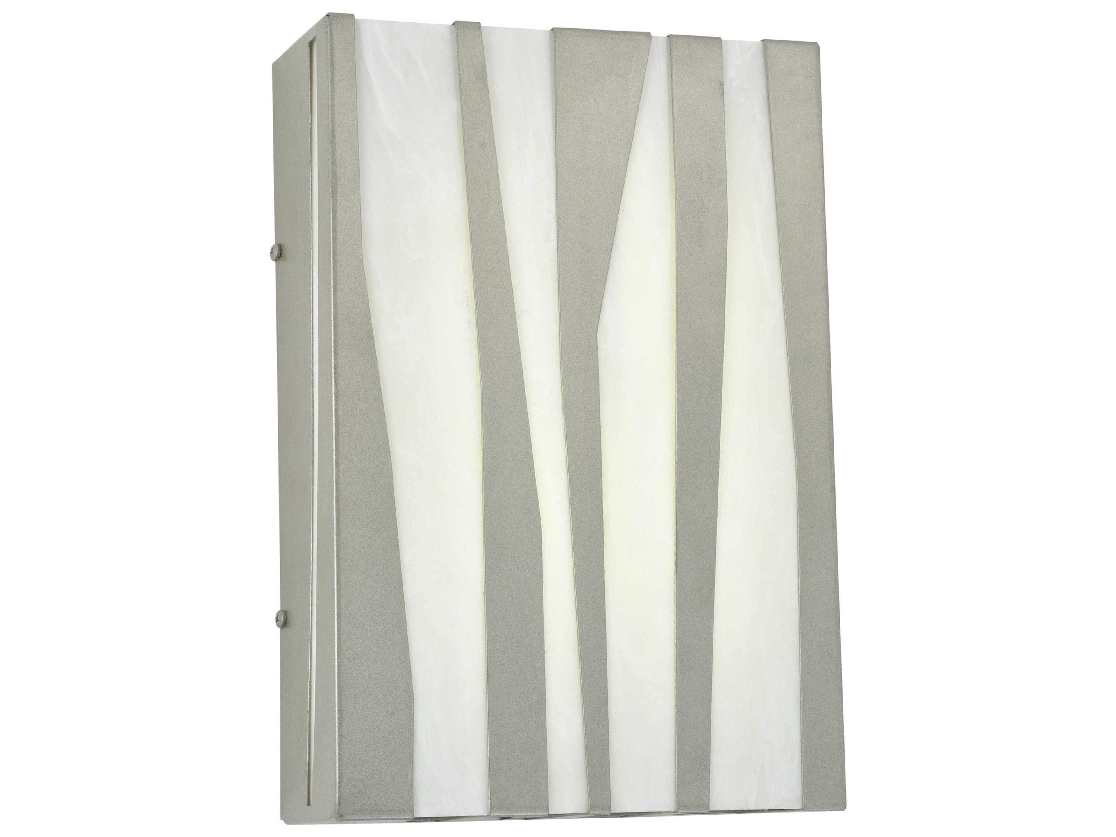 Tortuga Luna 2-Light Silver LED Wall Sconce