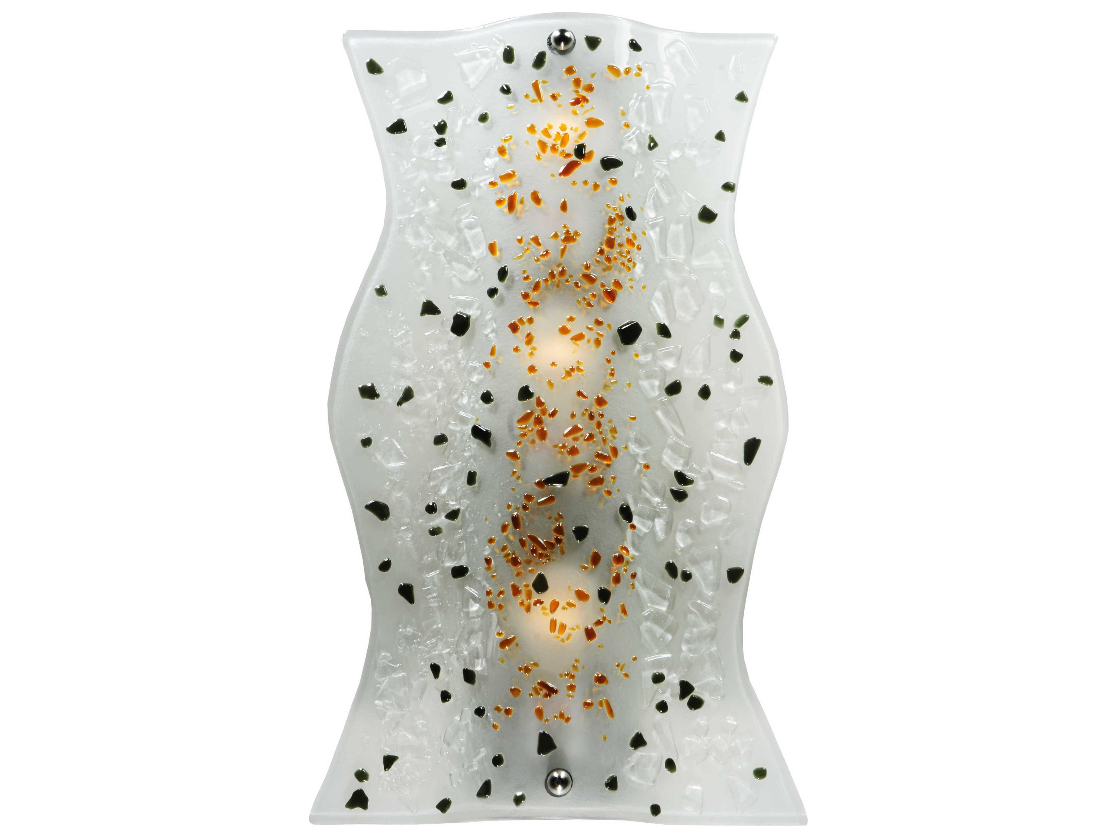 Metro Fusion 3-Light Clear Wall Sconce