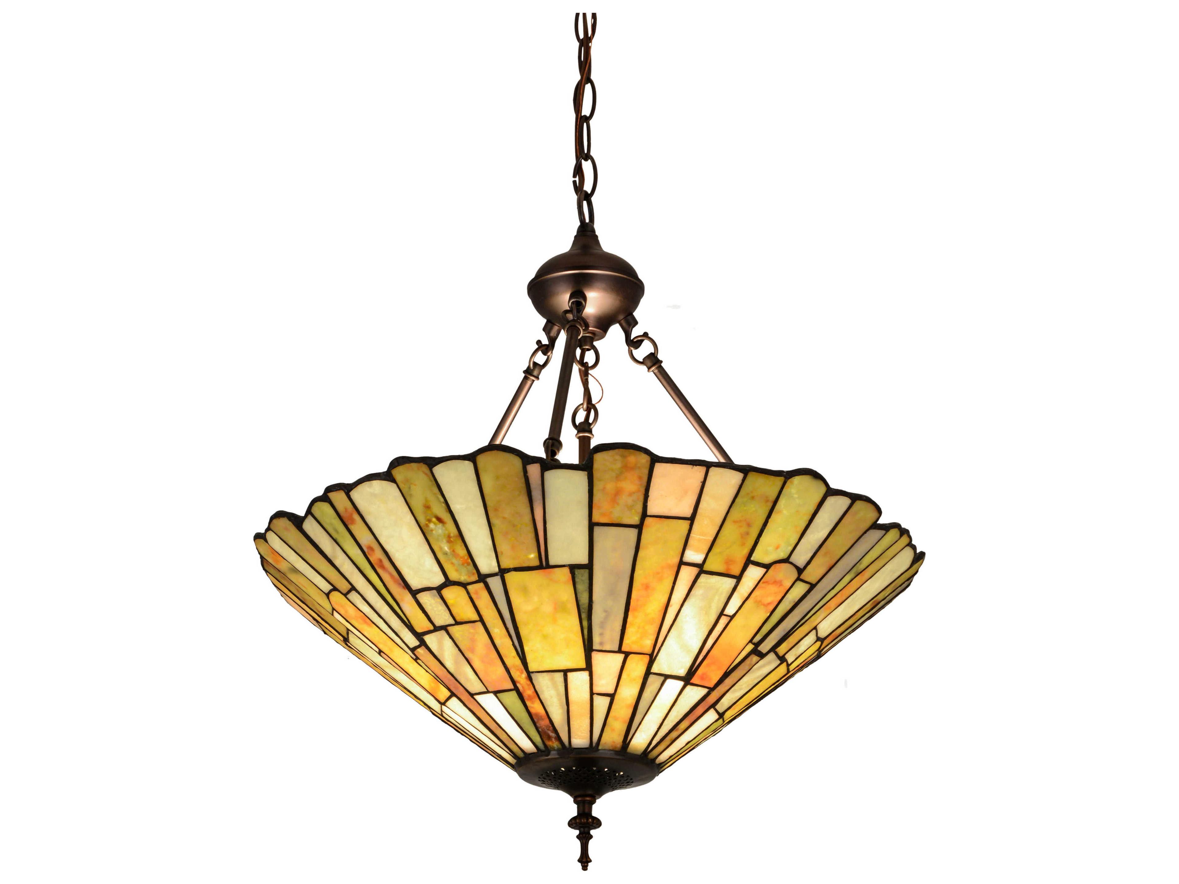 Delta Jadestone 3-Light Baj Haj Yellow Pendant