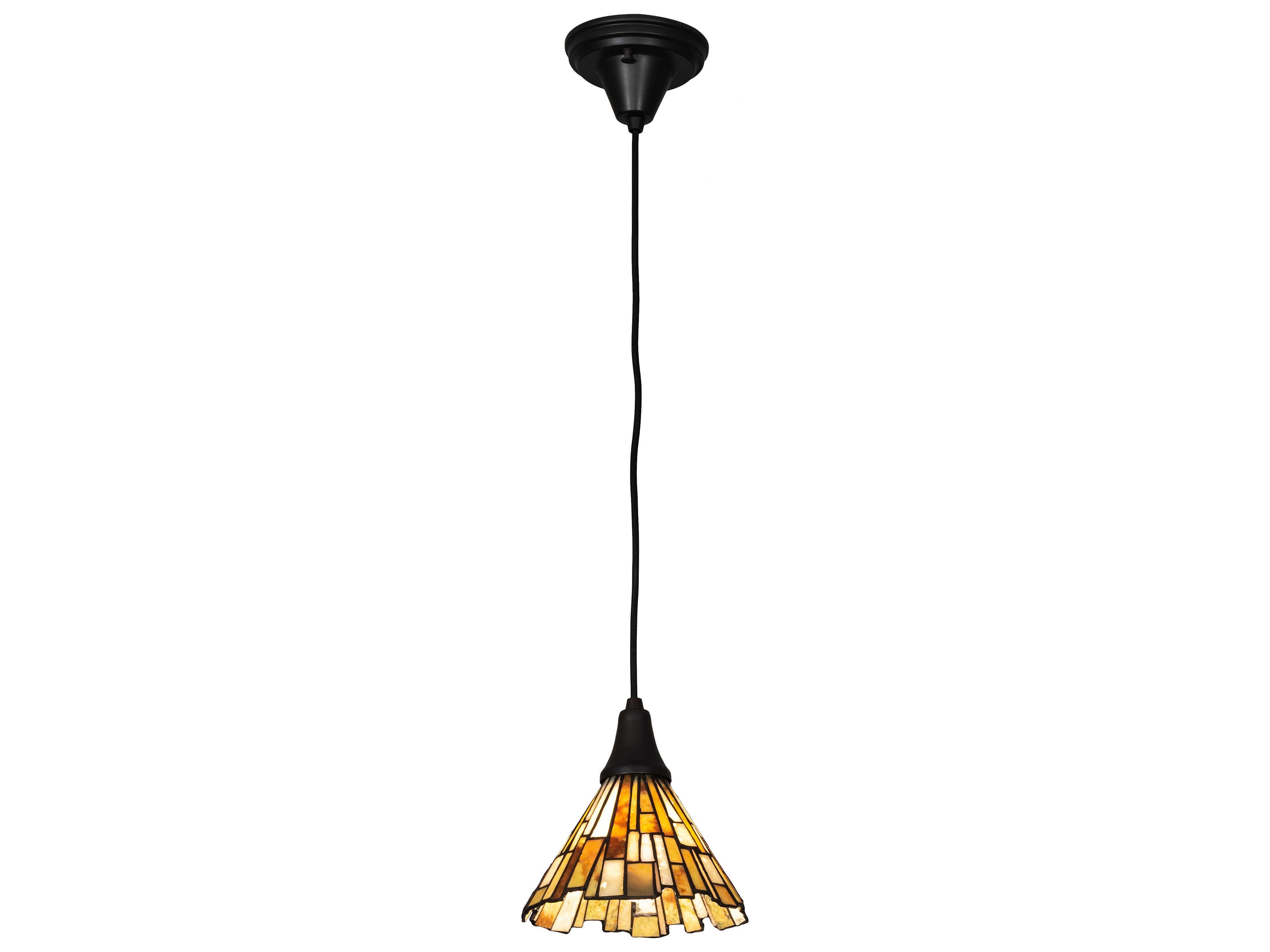 Delta 1-Light Craftsman Brown Mini Pendant