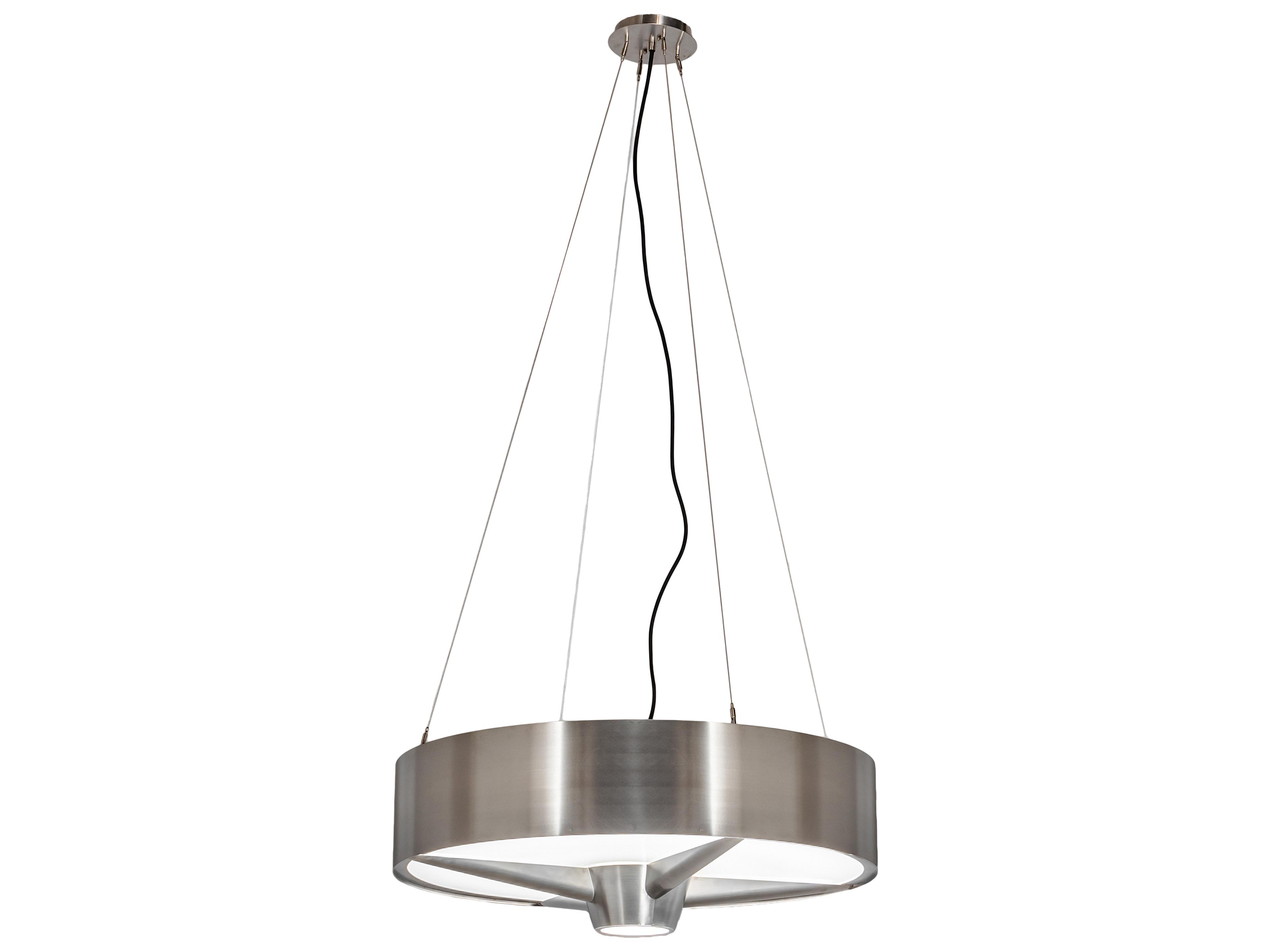 Earheart Stainless Steel White LED Round Pendant