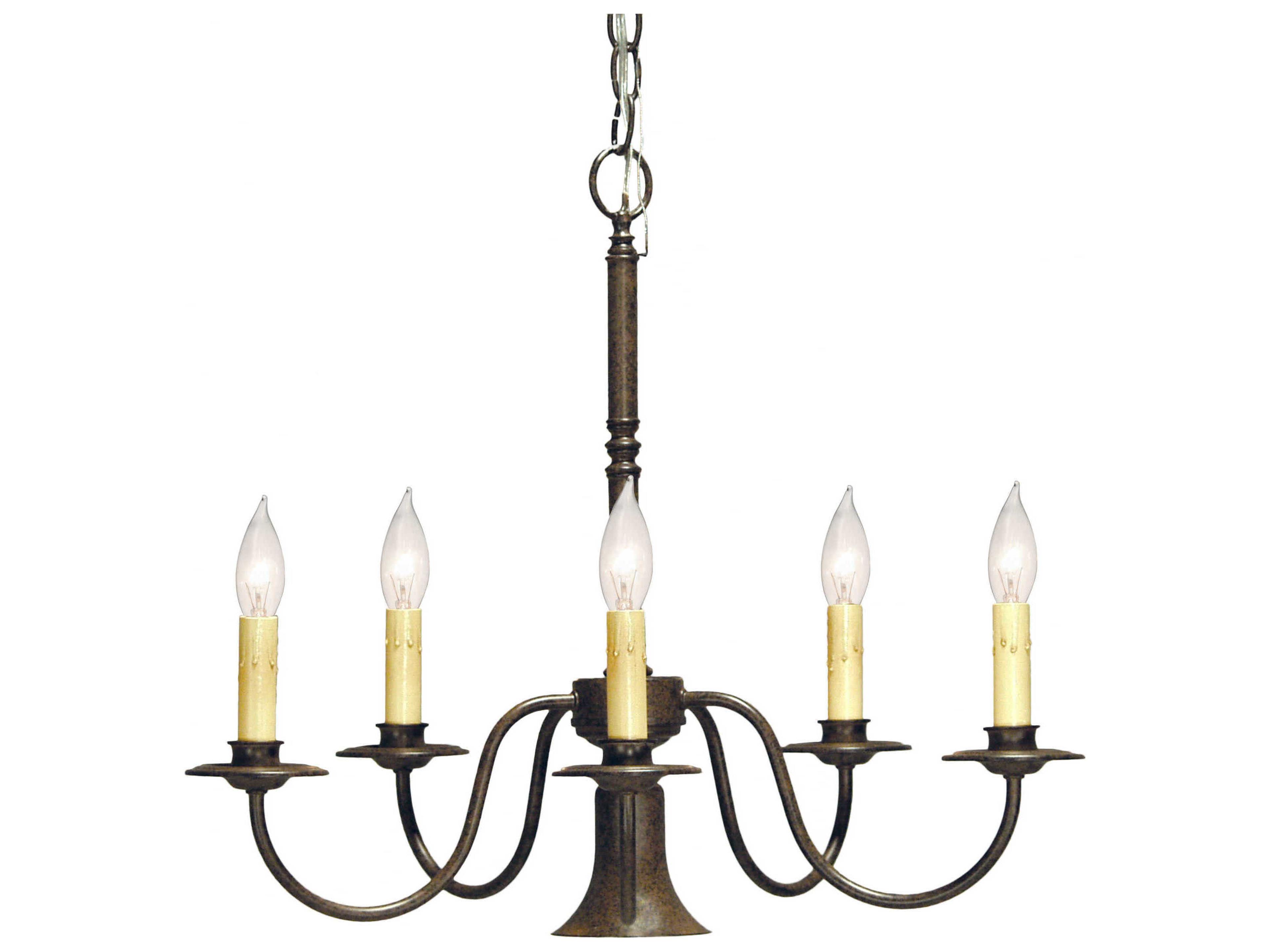 Eden 6-Light Chestnut Brown Candelabra Chandelier