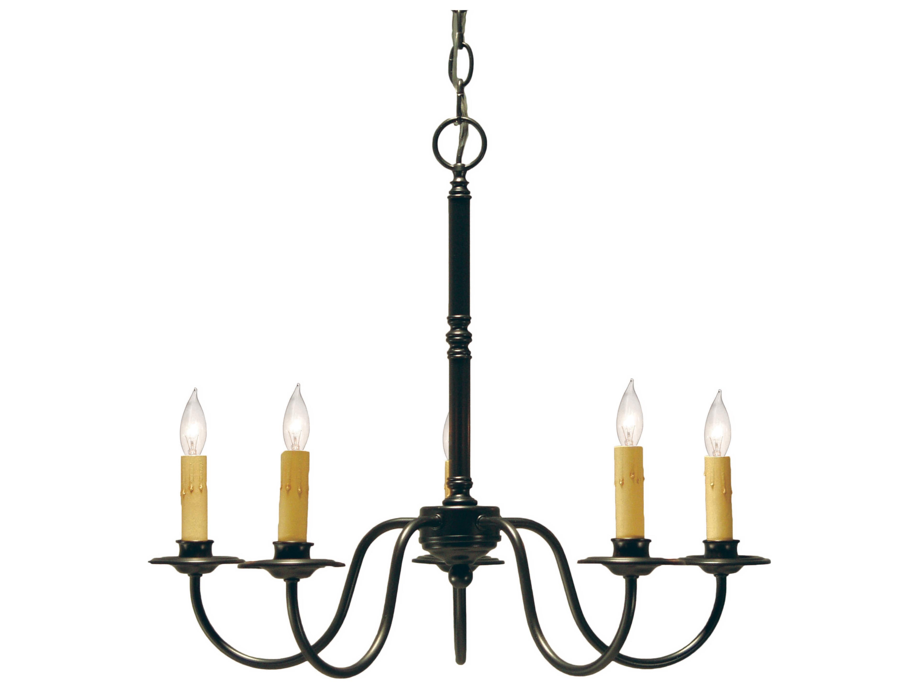 Edson 5-Light Blackwash Candelabra Chandelier