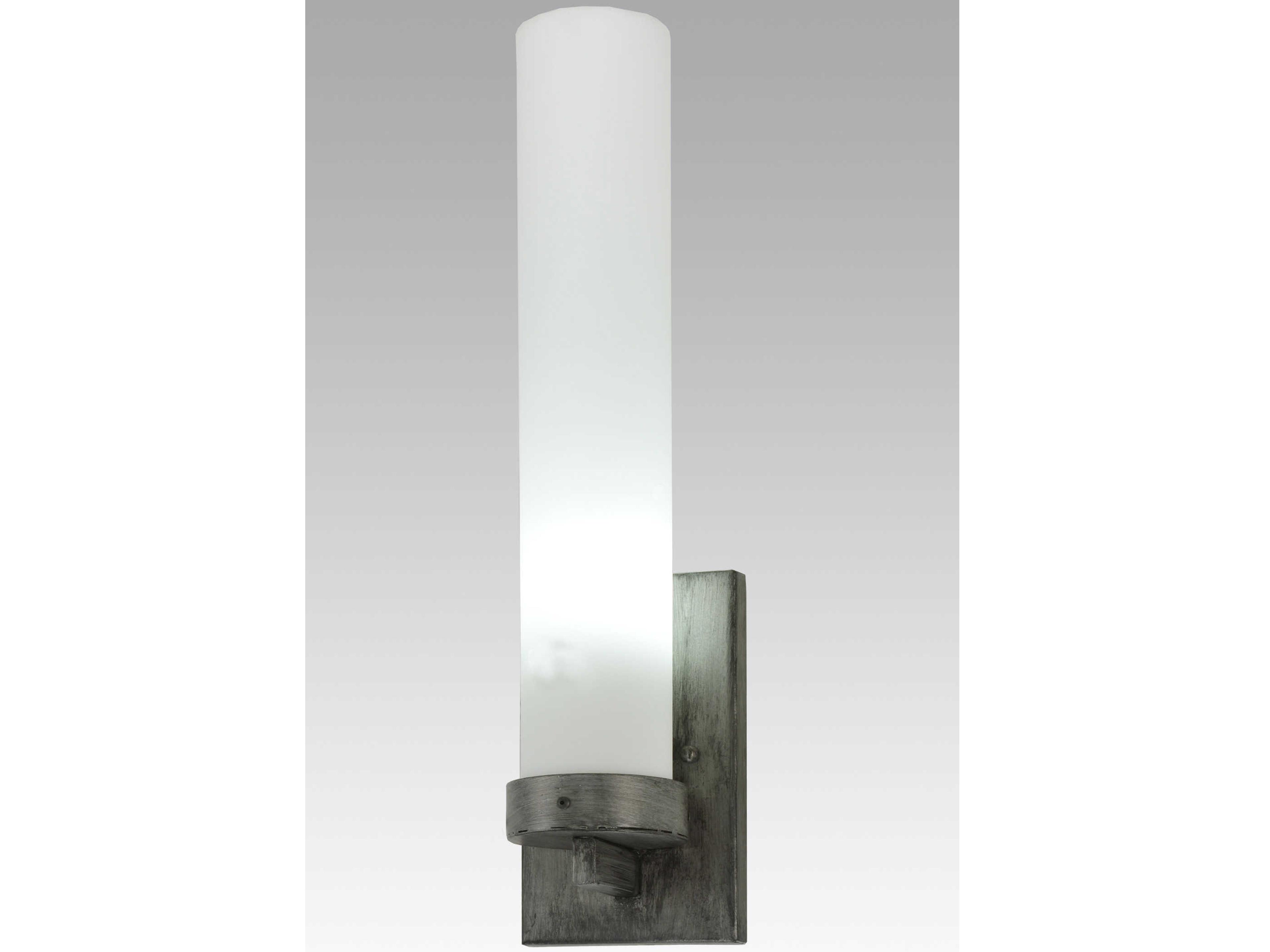 Farmington 1-Light Black White Grey Wall Sconce