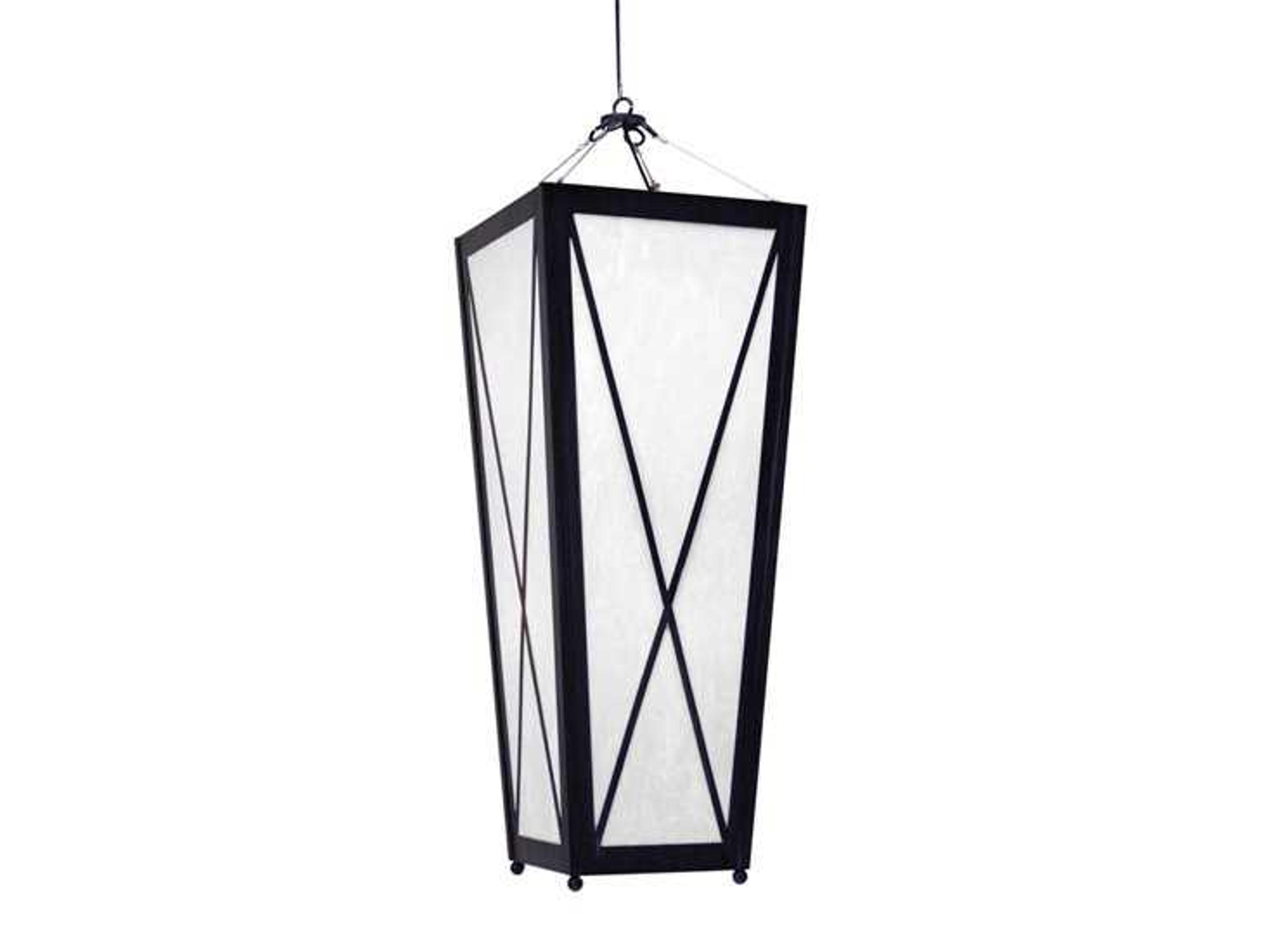 Fixtures 8-Light Black Geometric Pendant