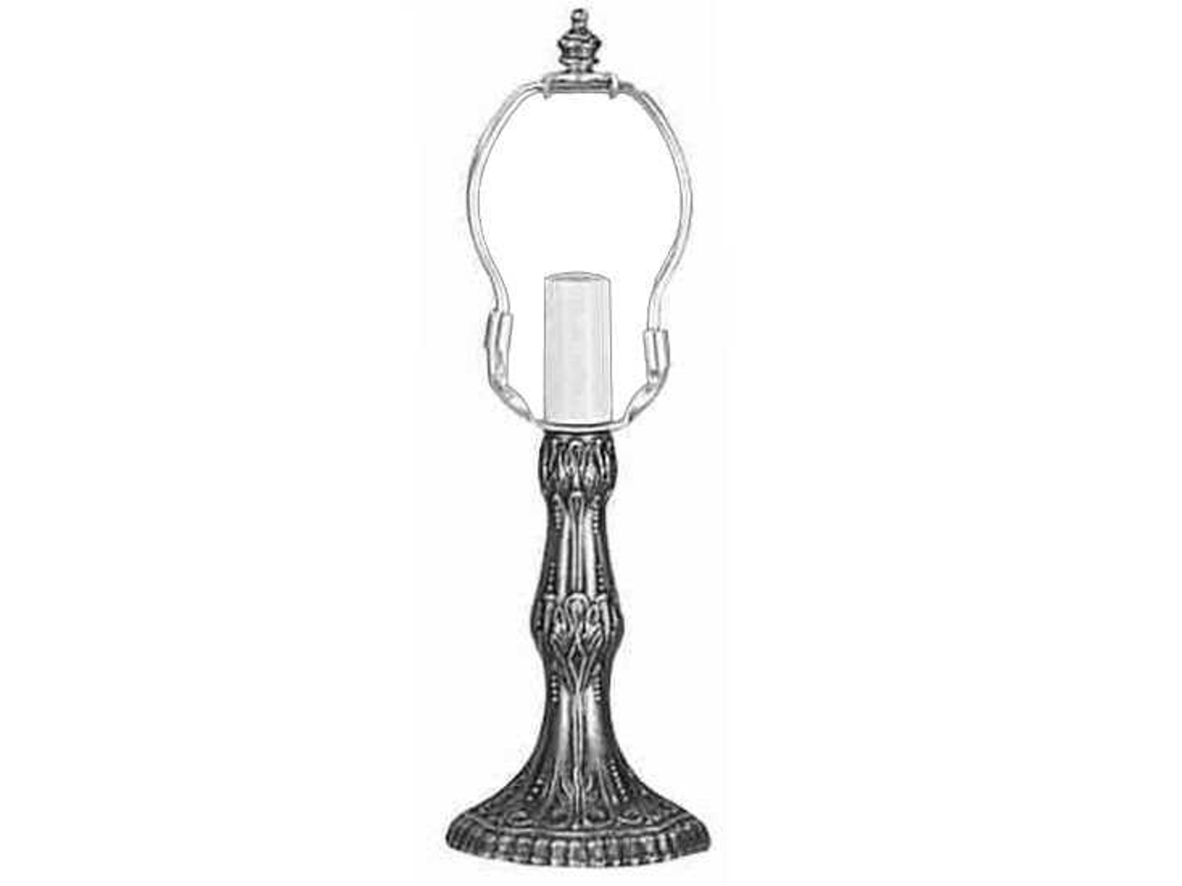 Mini Pompeii Harp Table Lamp Base