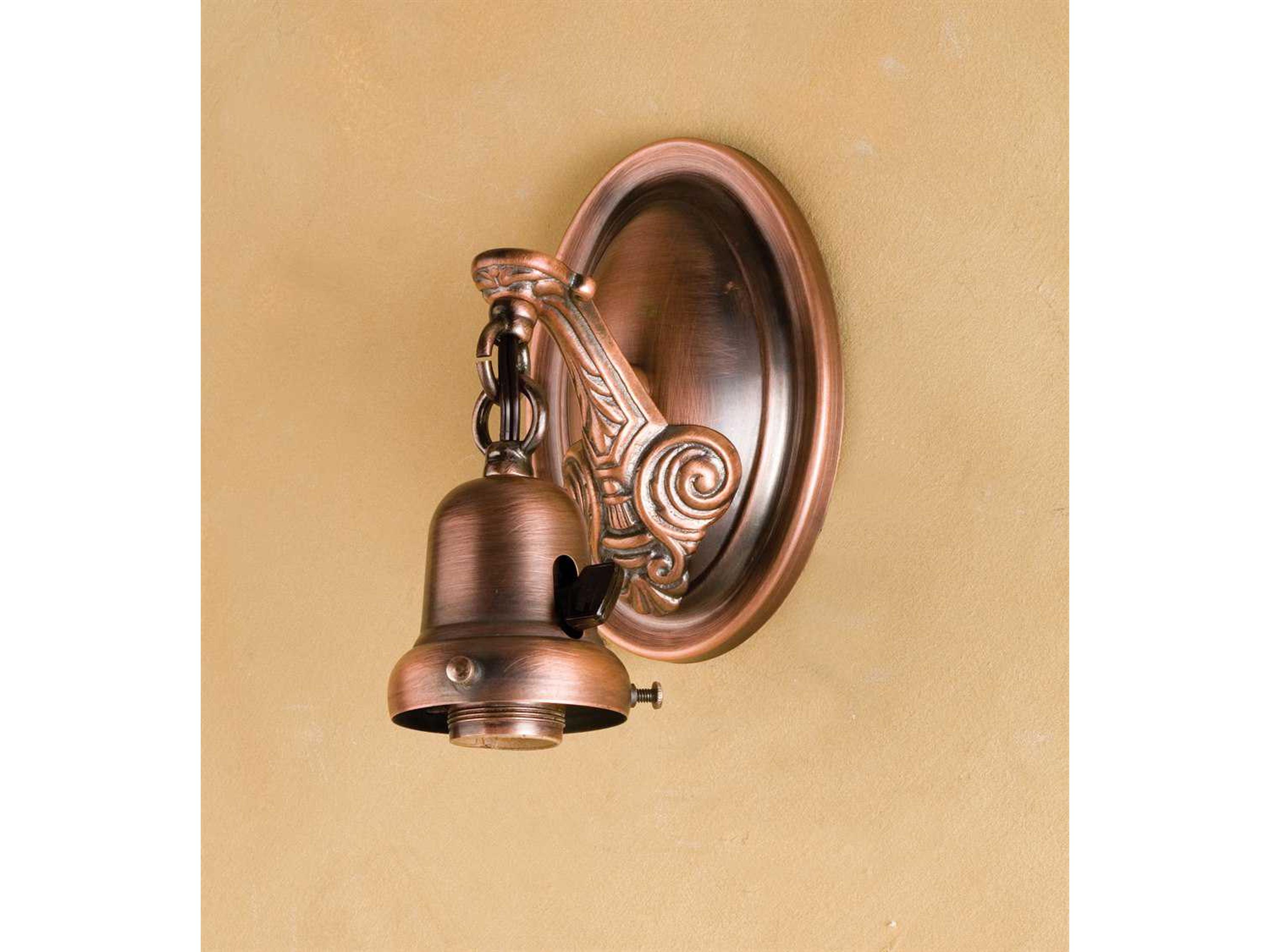 Fixtures 1-Light Copper Wall Sconce