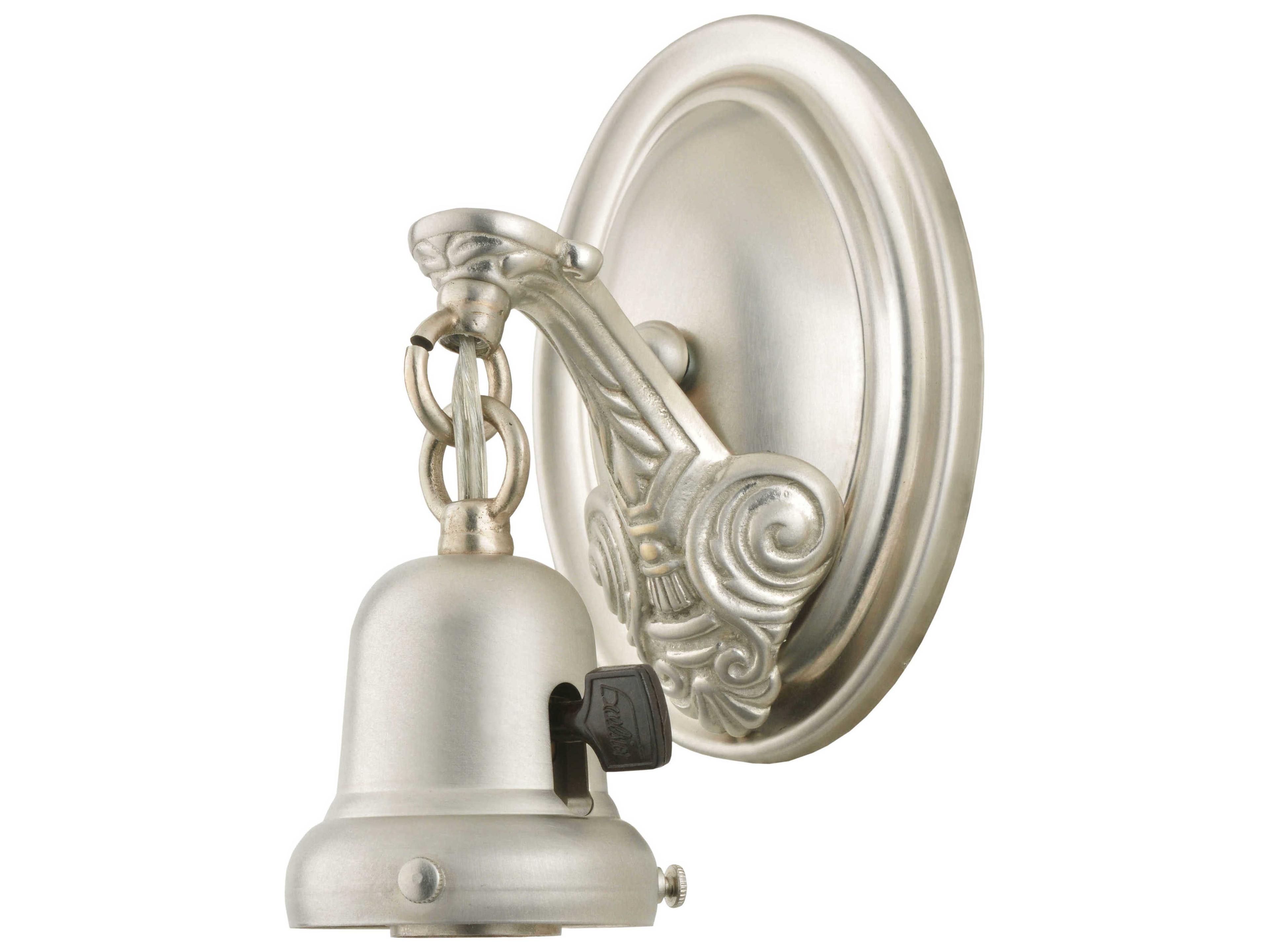Fixtures 1-Light Nickel Wall Sconce