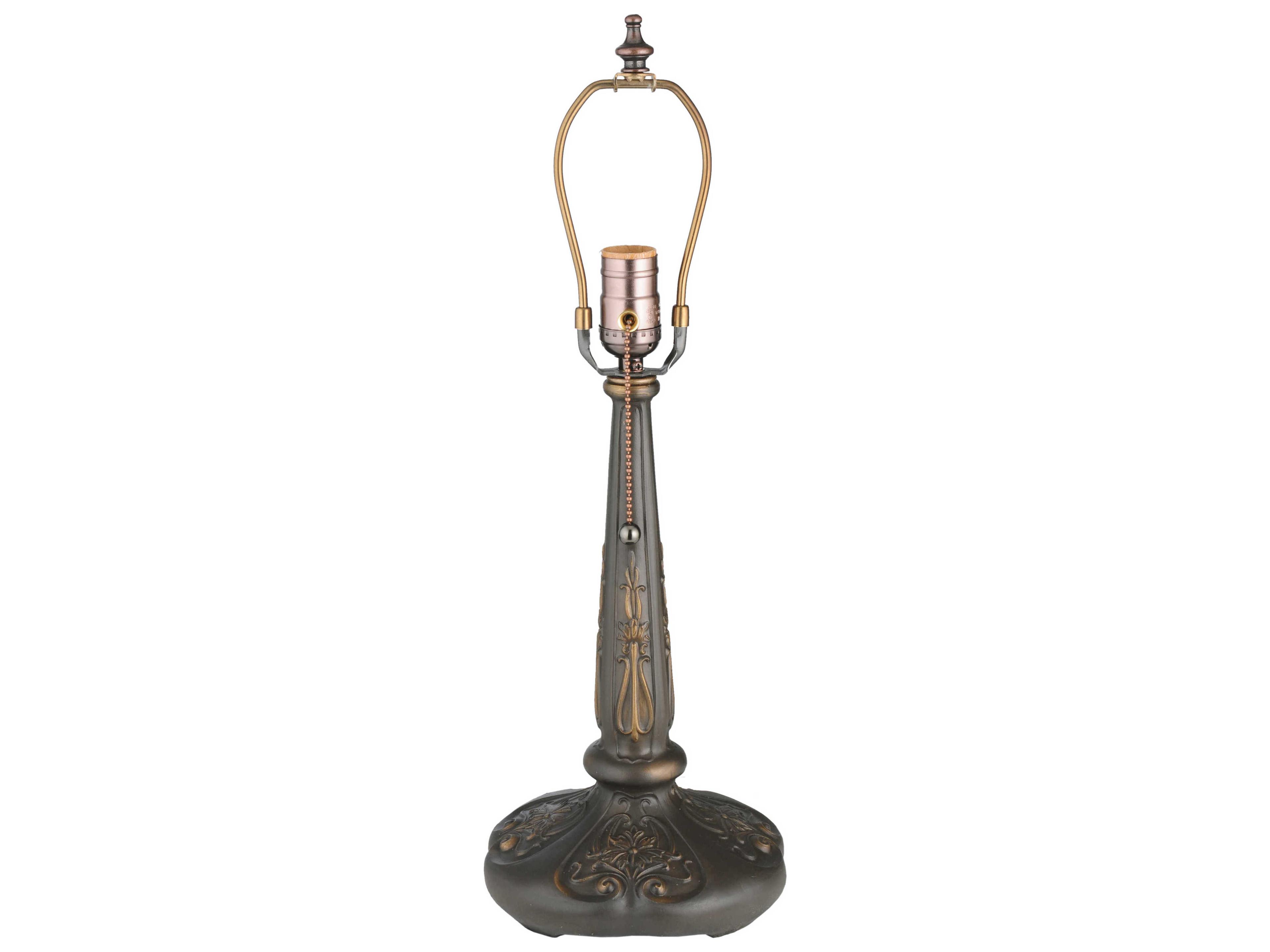 Nouveau Flower Table Lamp Base