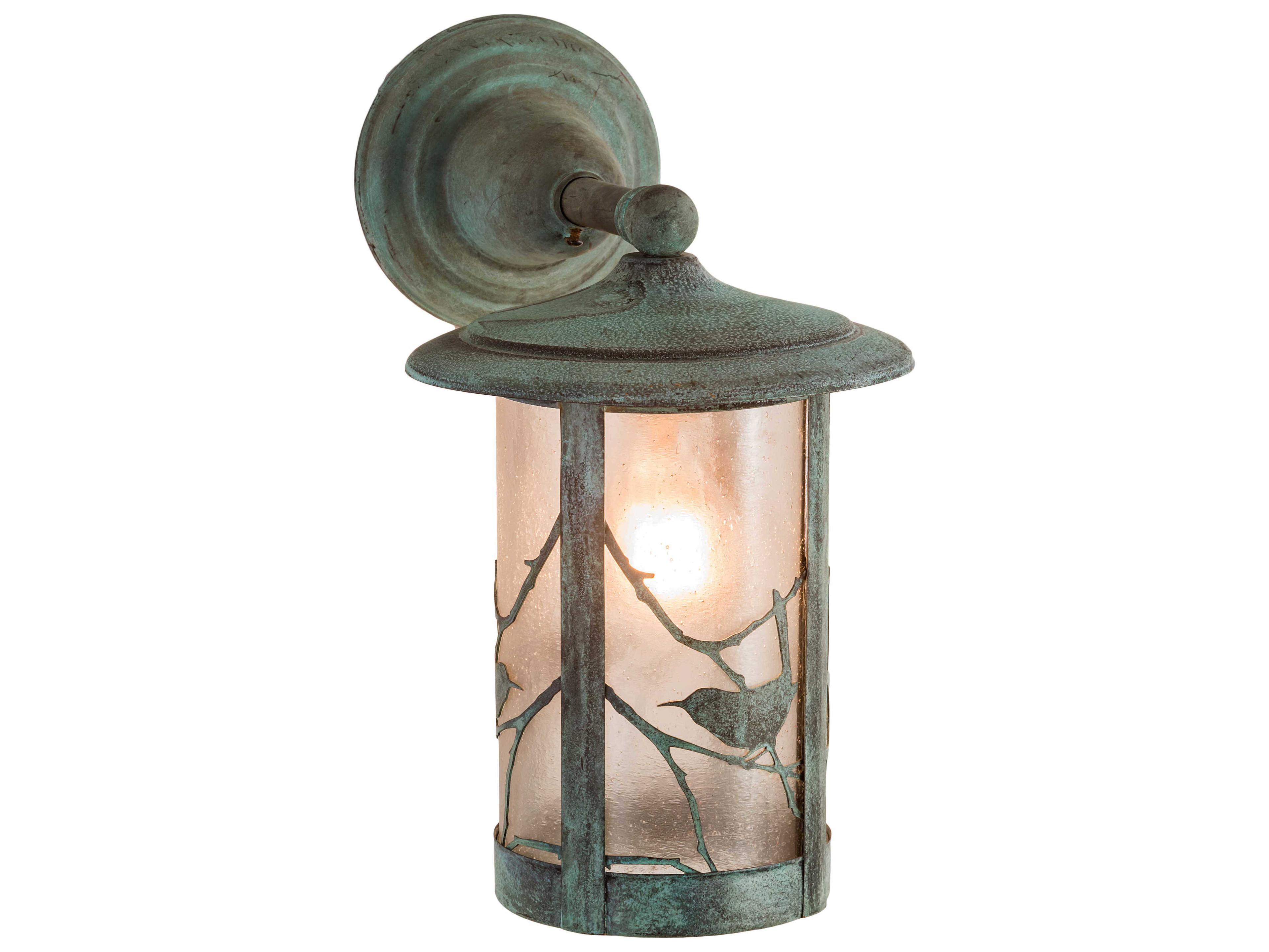 Fulton 1 - Light Glass Rustic Lodge Outdoor Wall Light