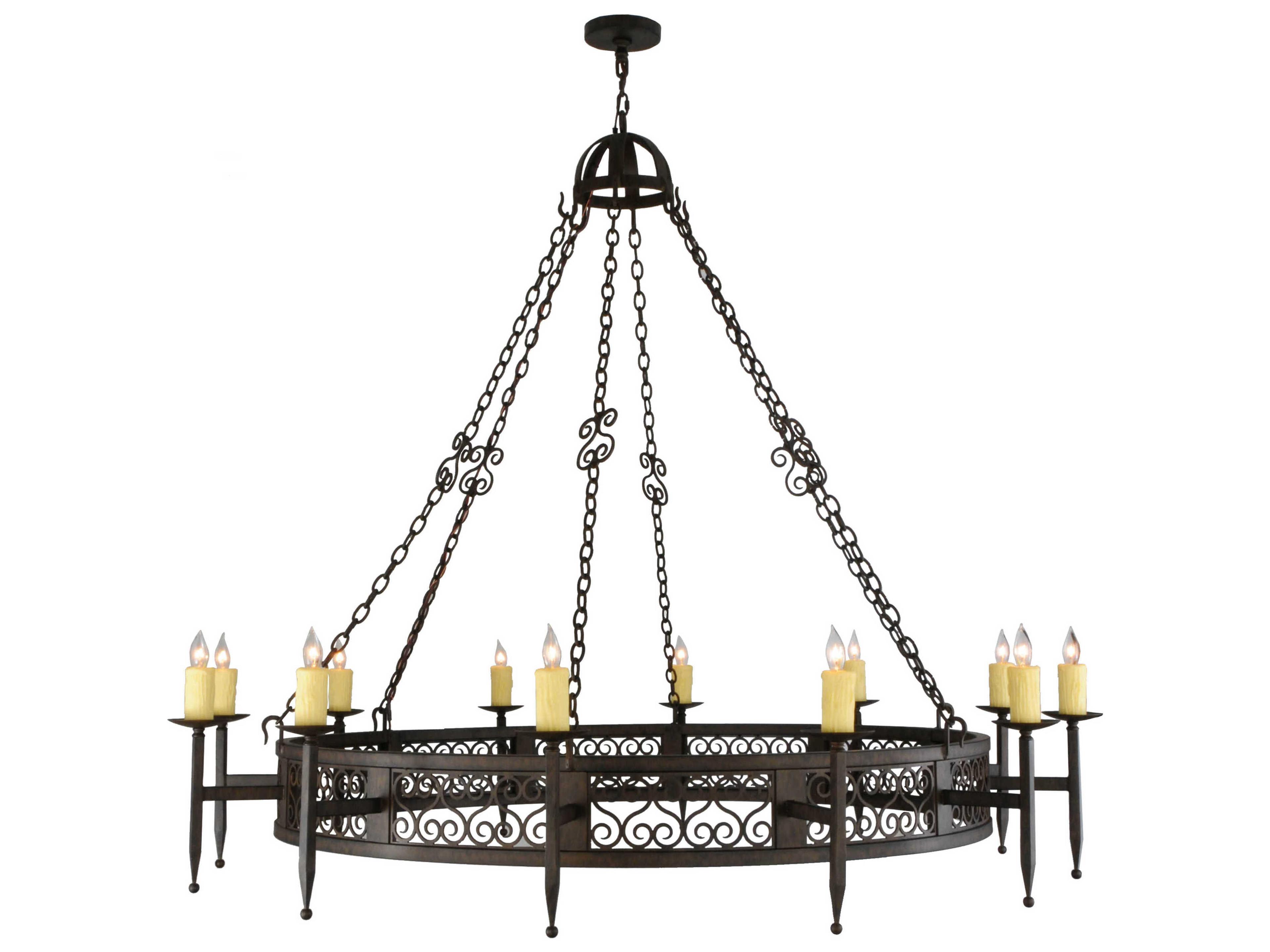 Created By 0209 12-Light 71" Grand Chandelier