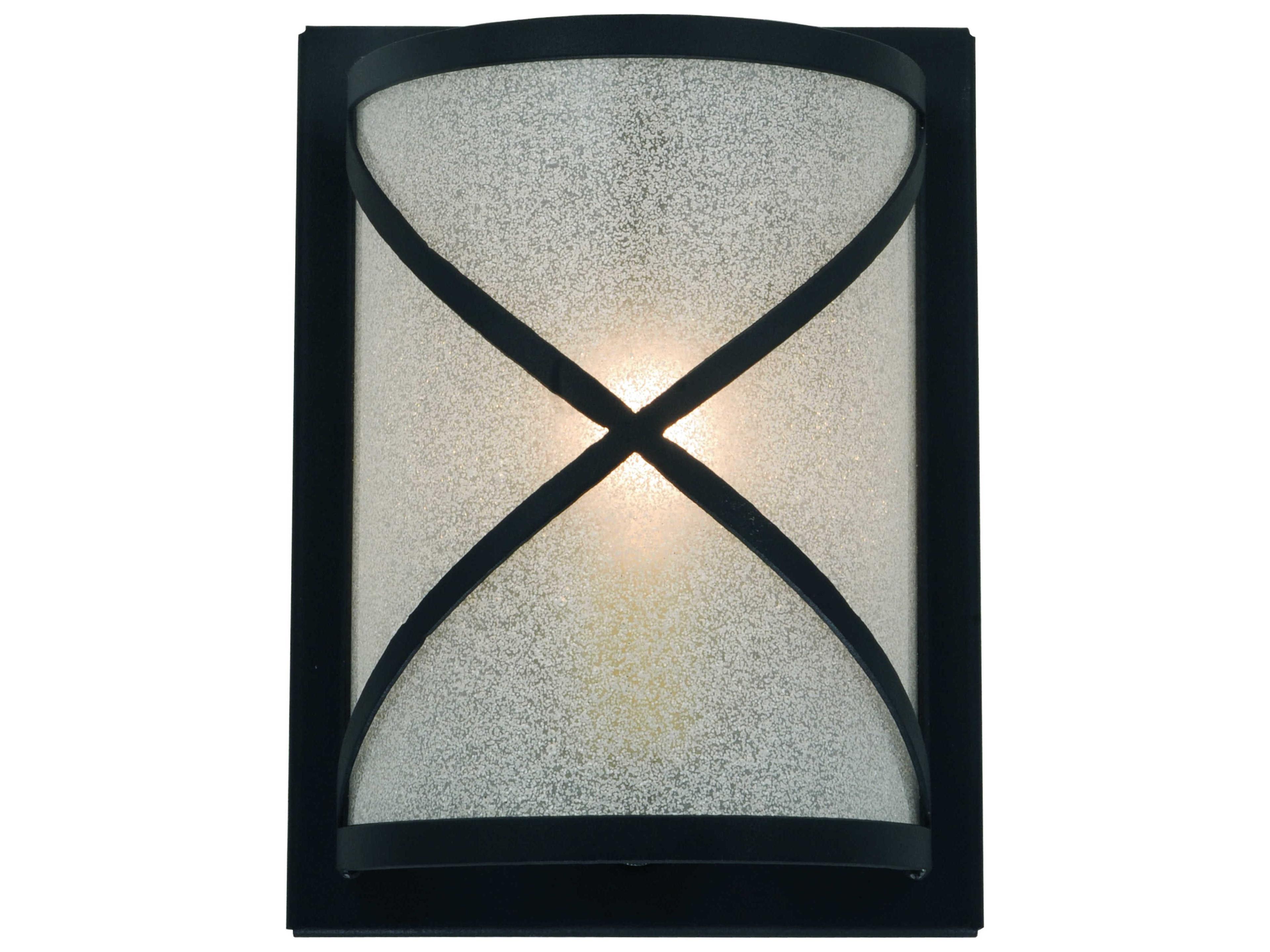 Gothic 1-Light Black Wall Sconce