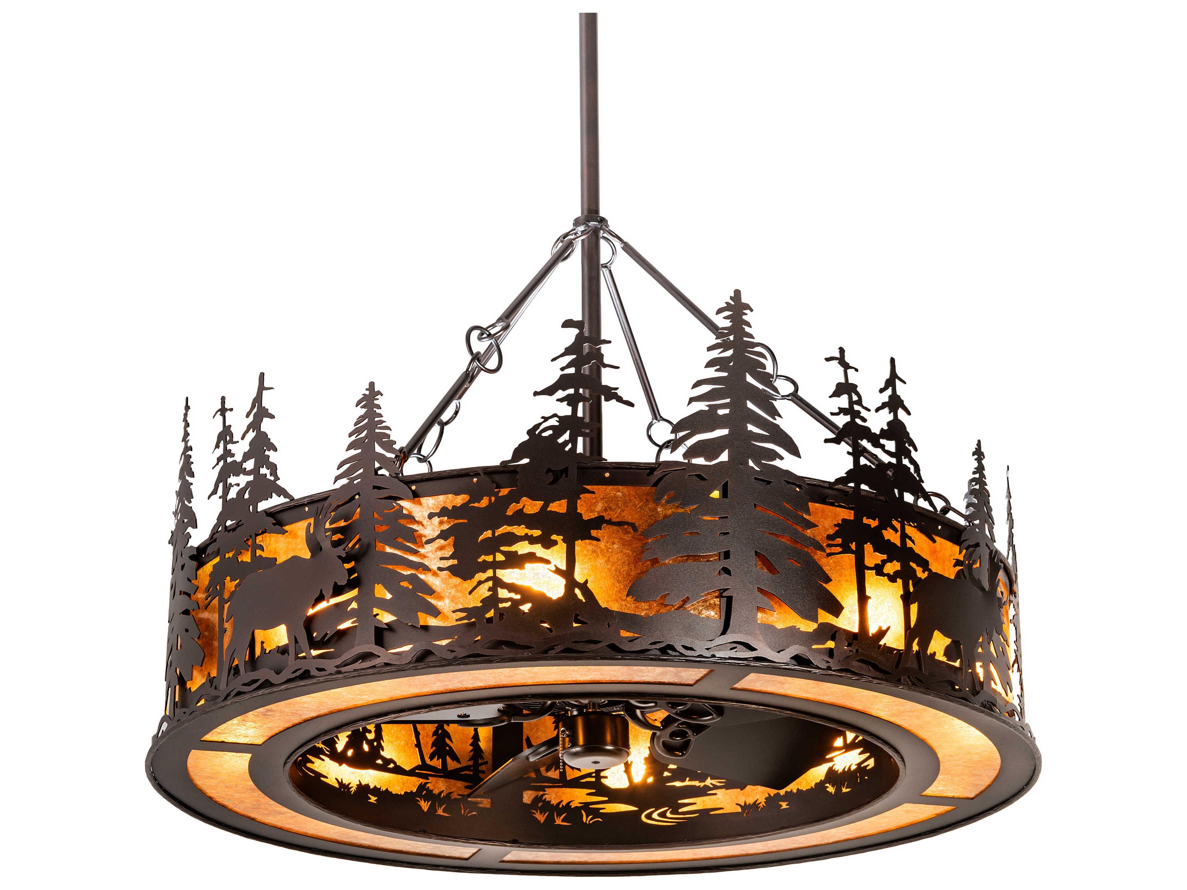 Moose at Dusk 45" Ceiling Fan